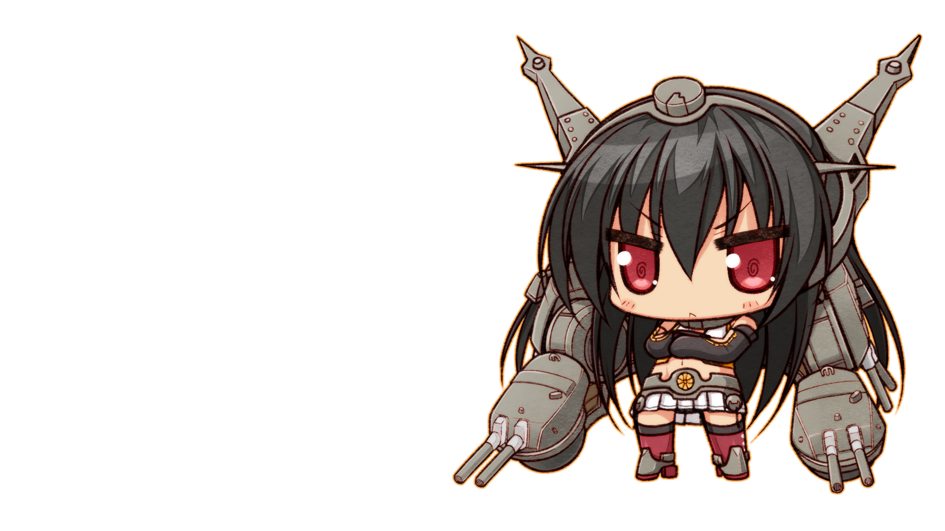 Nagato from Kancolle Chibi HD Wallpaper