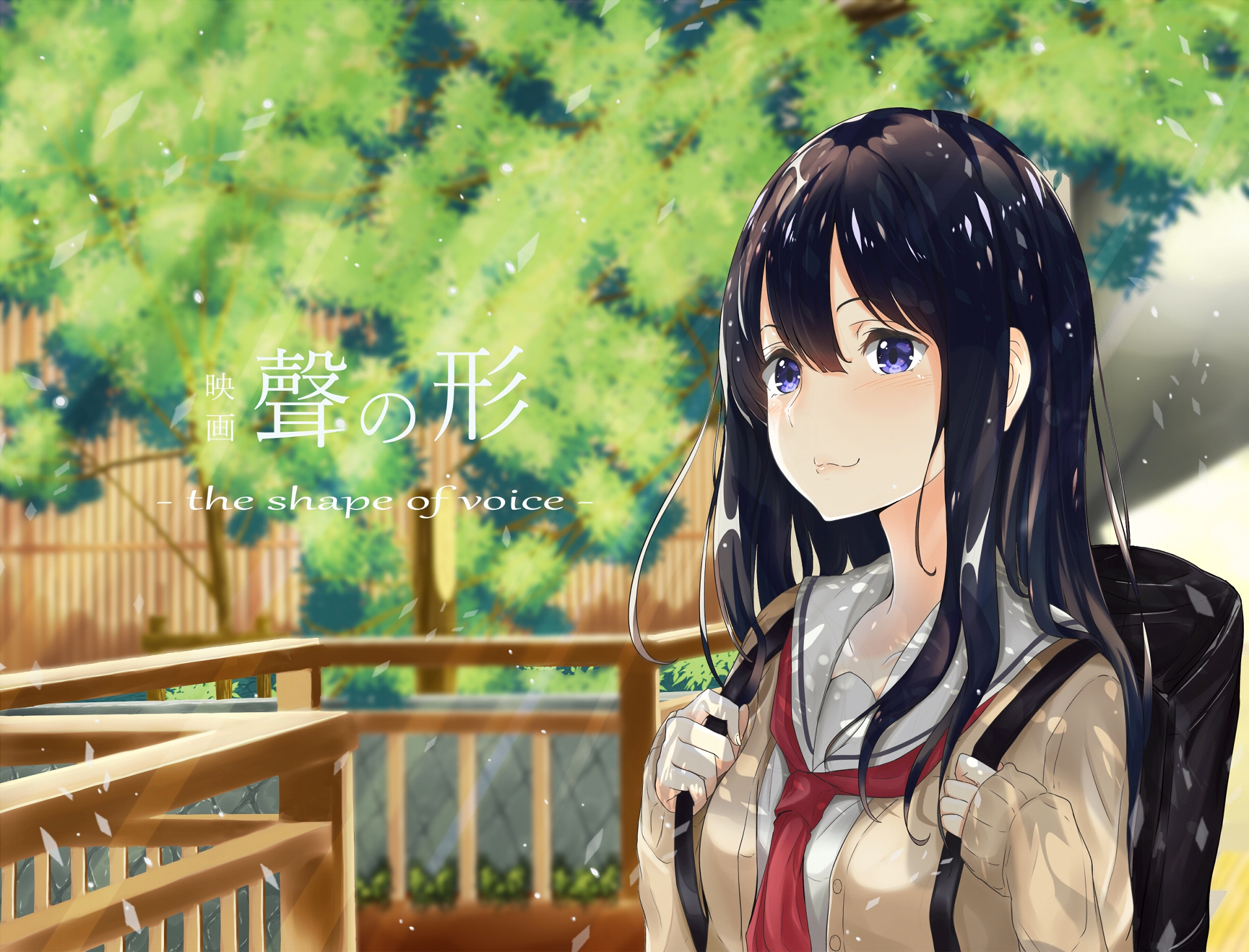 Naoka Ueno from The Shape of Voice HD Wallpaper