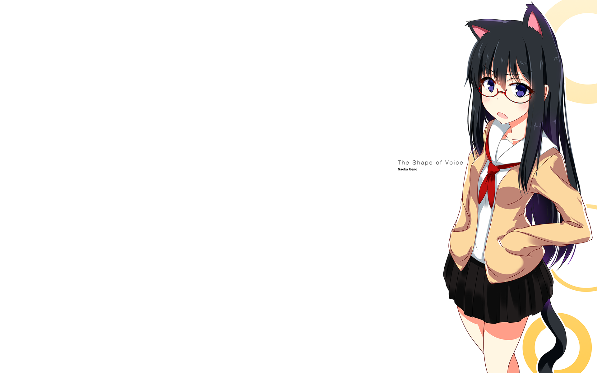 Naoka Ueno from The Shape of Voice HD Wallpaper