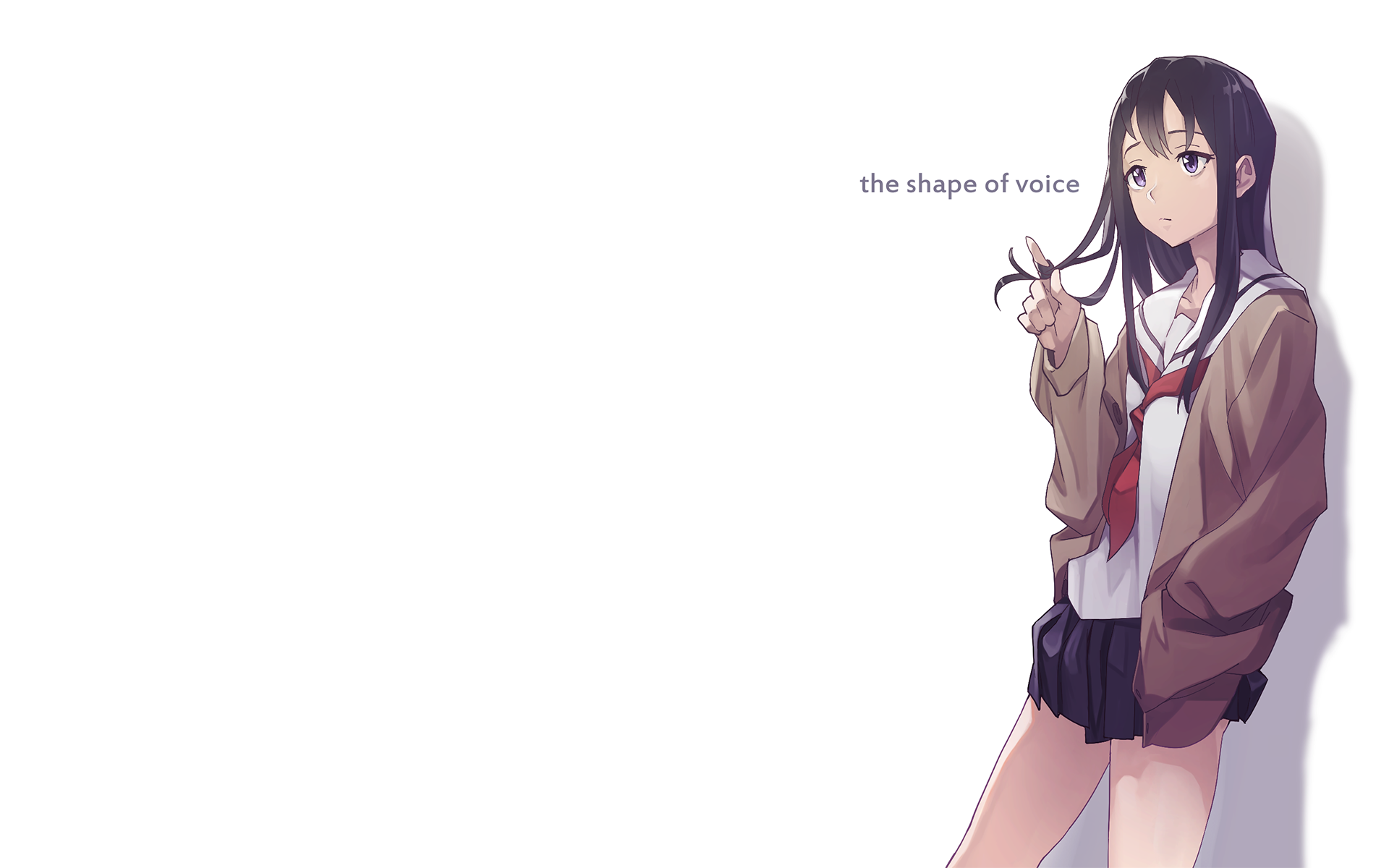 Naoka Ueno from The Shape of Voice HD Wallpaper