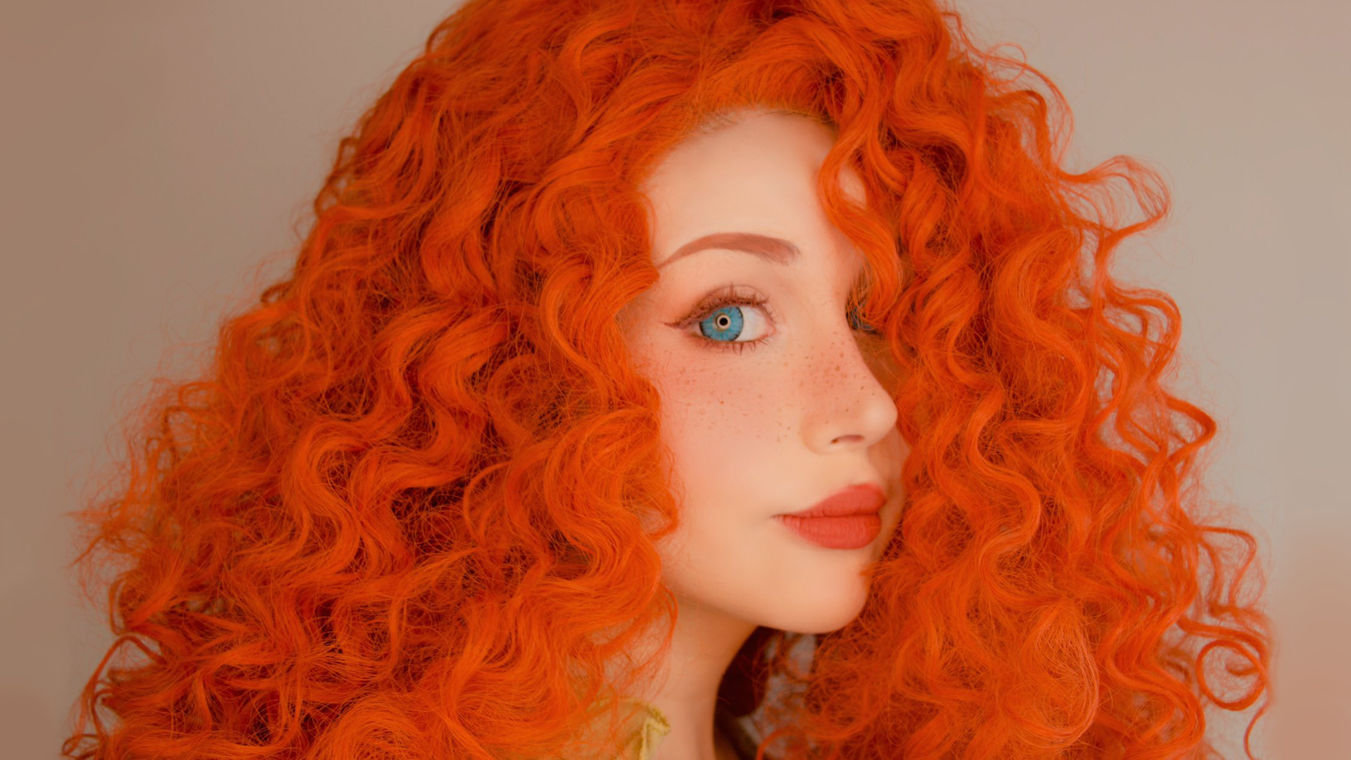 Merida from Brave cosplay HD Wallpaper