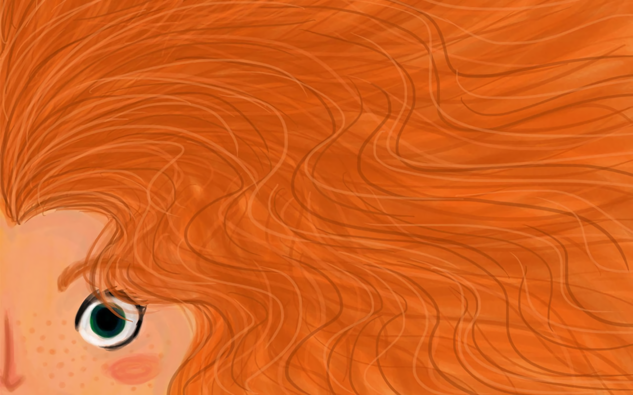Merida from Brave HD Wallpaper
