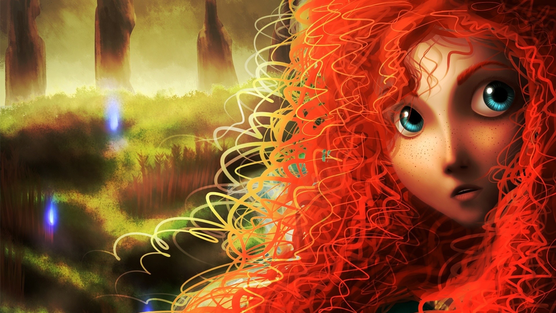 Merida from Brave HD Wallpaper