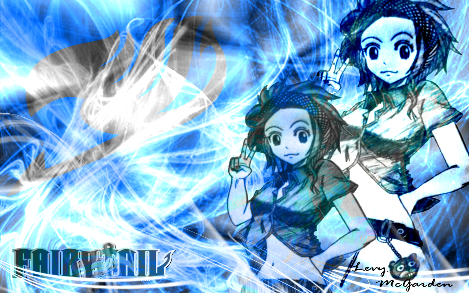Levy McGarden from Fairy Tail HD Wallpaper