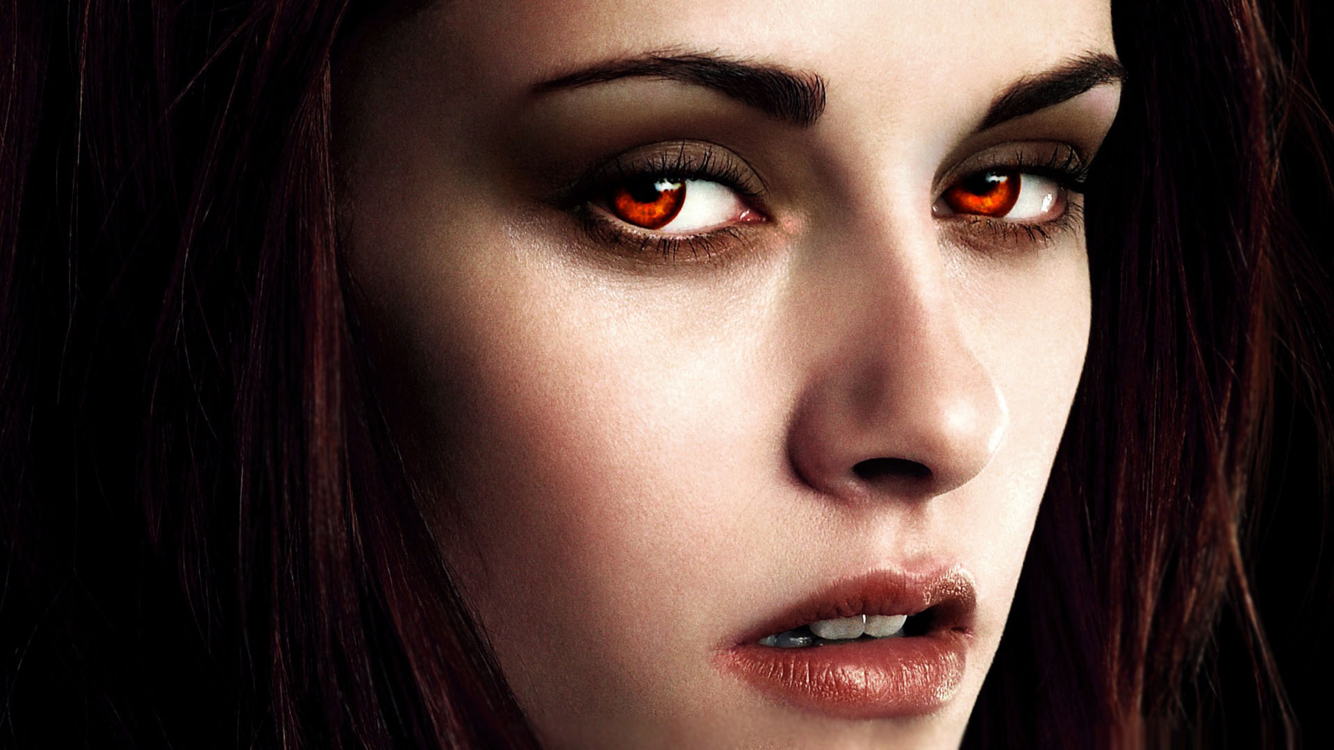 Bella Swan from Twilight with red eyes HD Wallpaper