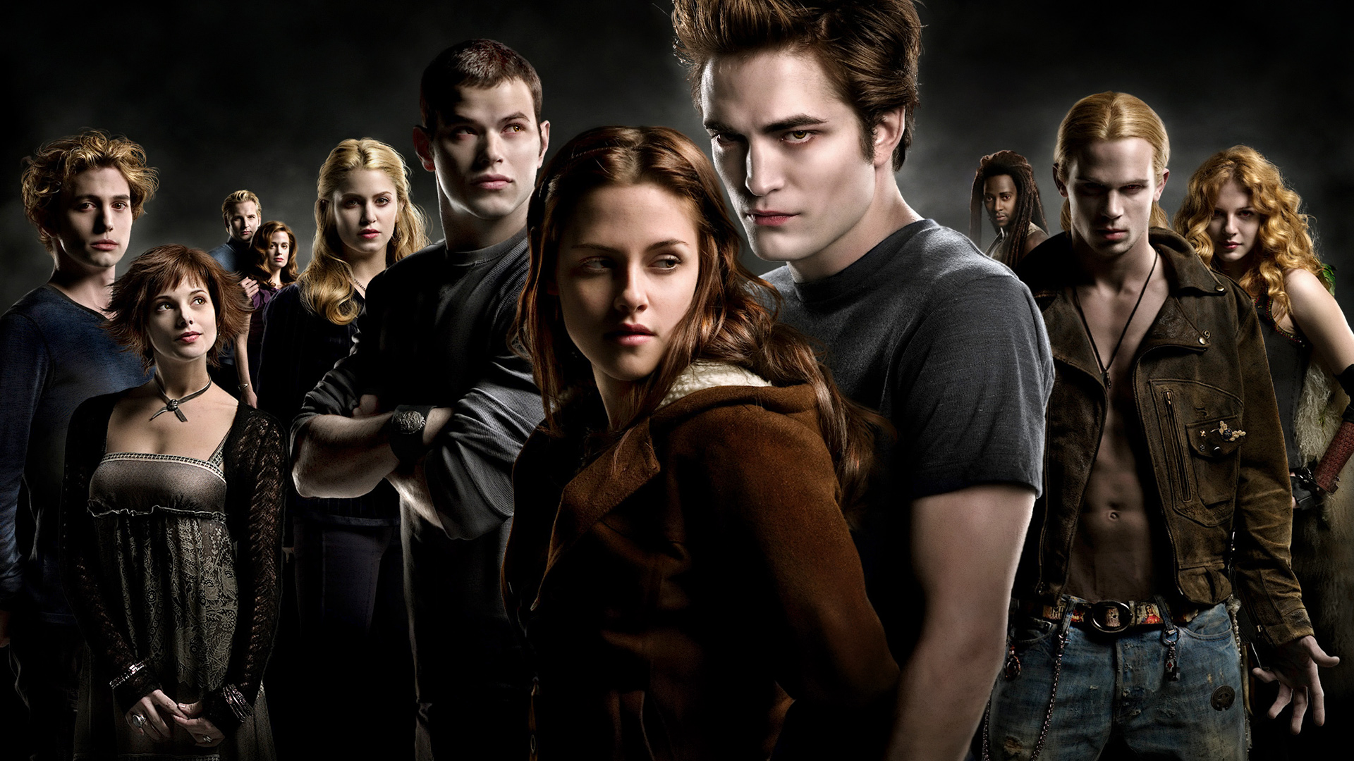 Bella Swan and the Cullen family from Twilight HD Wallpaper