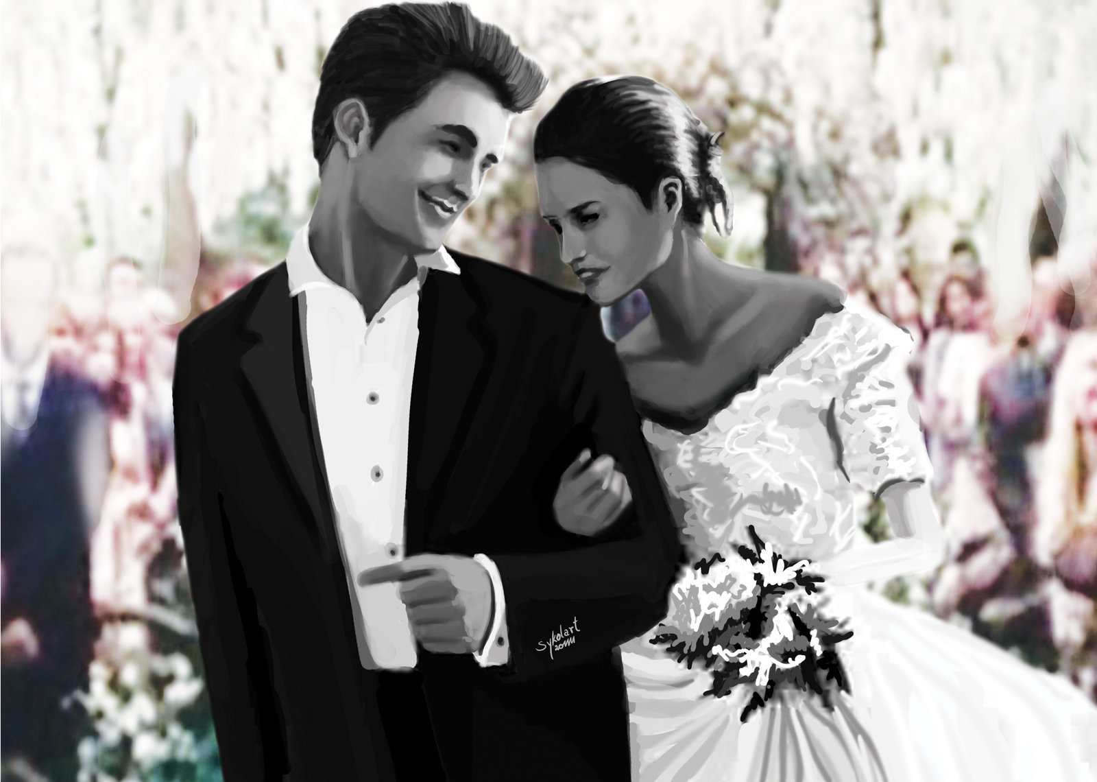 Bella Swan and Edward Cullen wedding HD Wallpaper