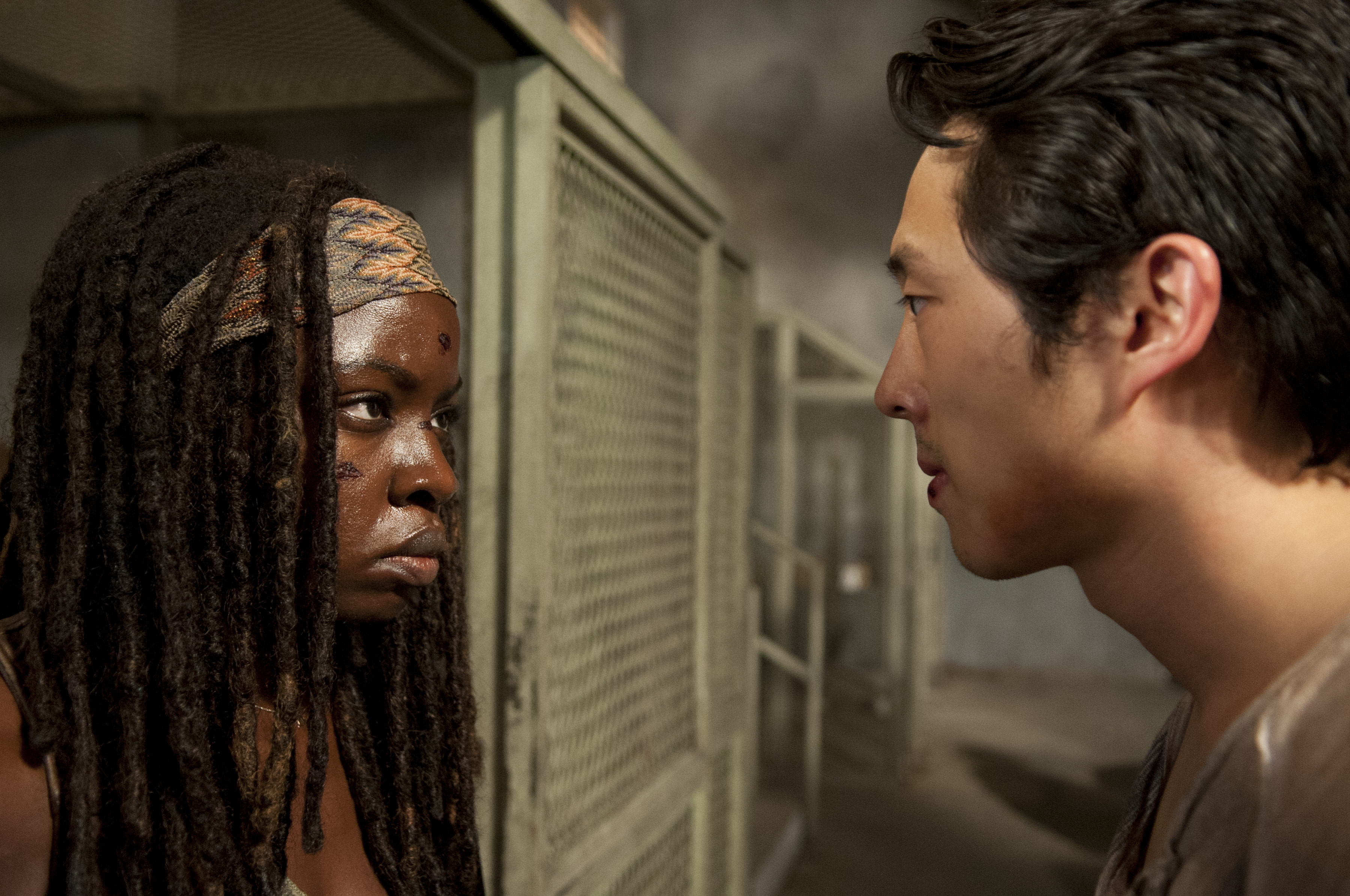 Michonne and Glenn from The Walking Dead HD Wallpaper