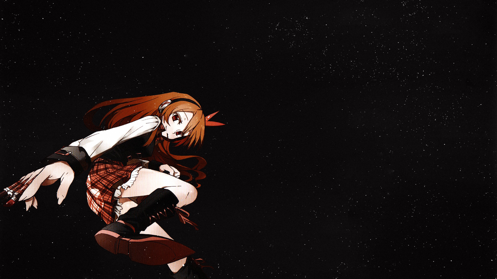 Chelsea from Akame Ga Kill! in space HD Wallpaper