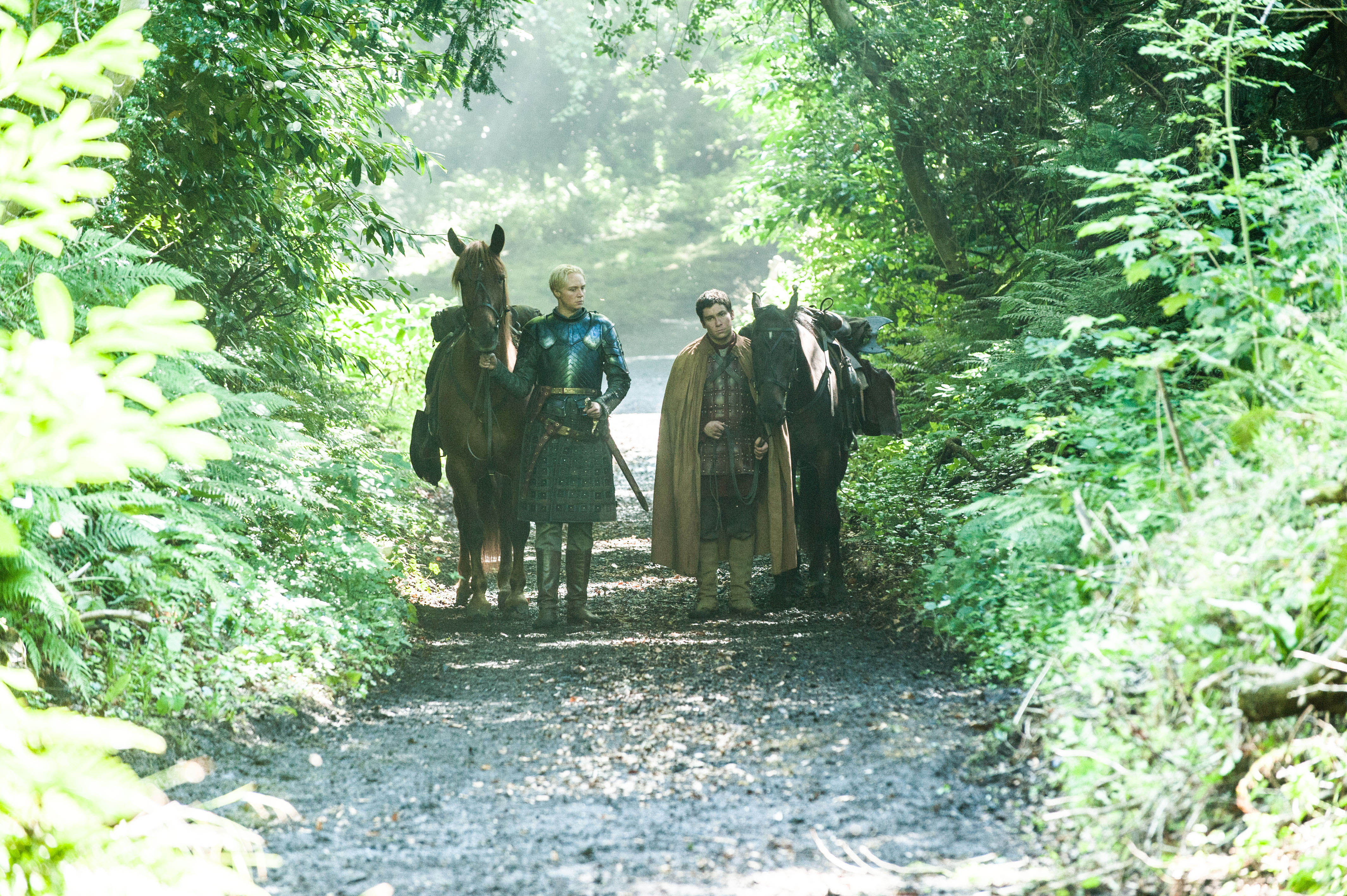Podrick Payne from Game of Thrones on horseback HD Wallpaper