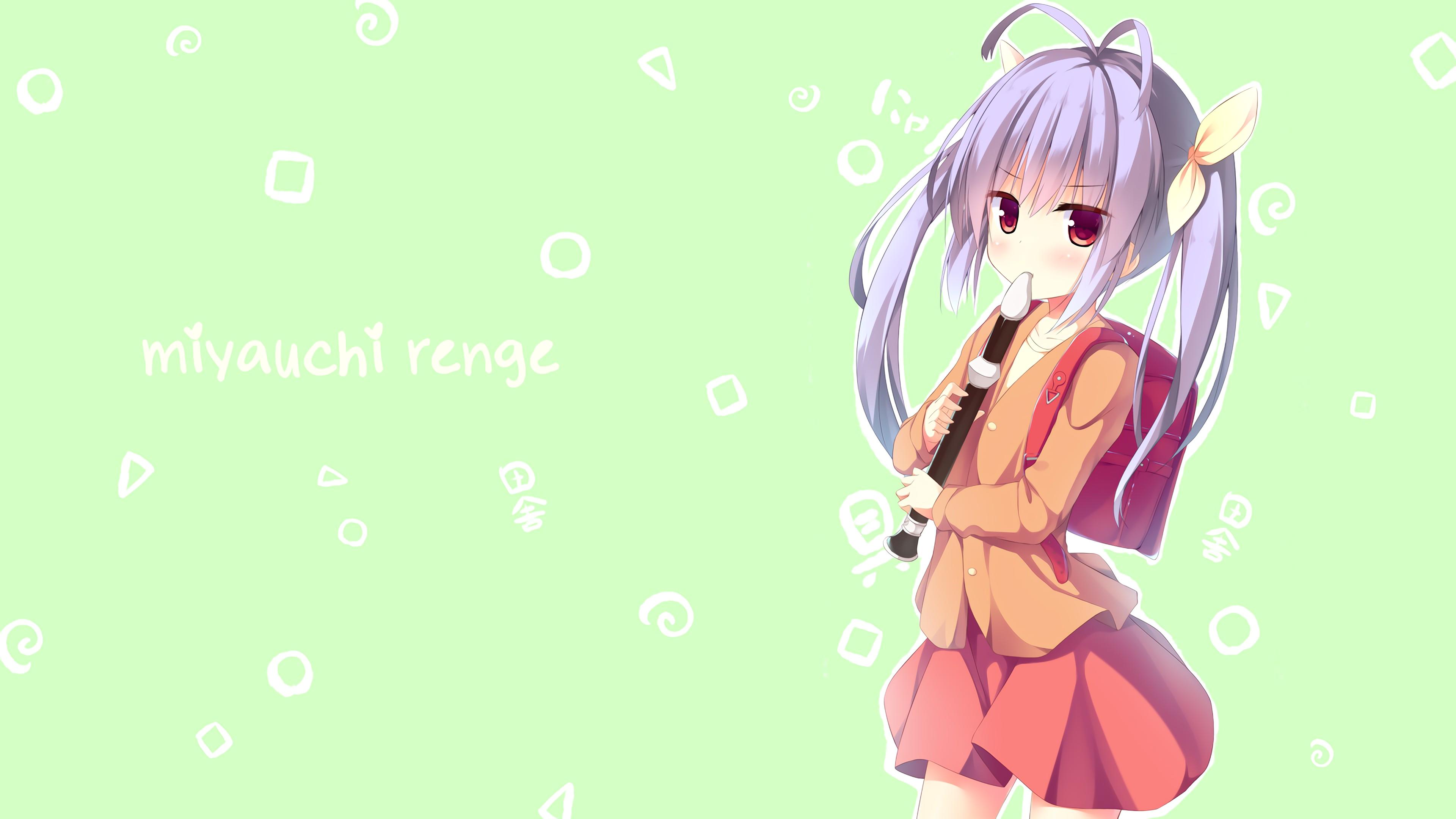 Renge Miyauchi from Non Non Biyori HD Wallpaper