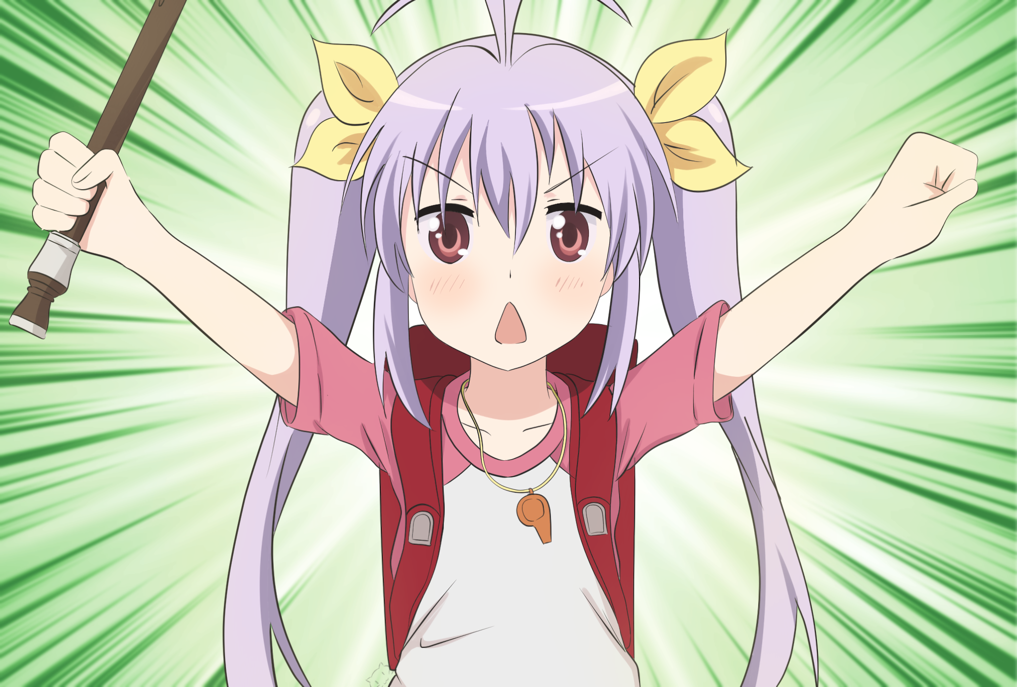 Renge Miyauchi from Non Non Biyori HD Wallpaper