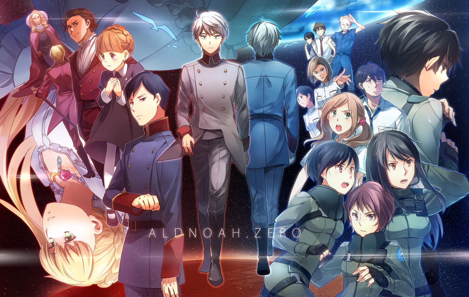 Aldnoah.Zero characters HD Wallpaper