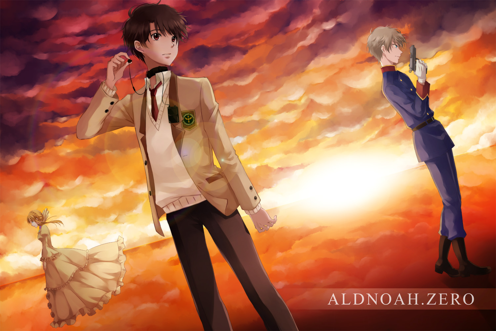 Aldnoah.Zero: Slaine Troyard and Inaho Kaizuka HD Wallpaper