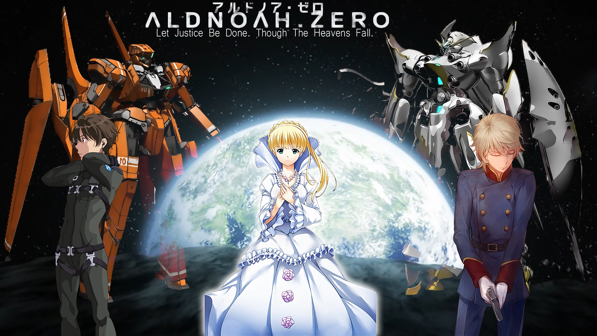 Aldnoah.Zero: Slaine Troyard and Princess Asseylum HD Wallpaper