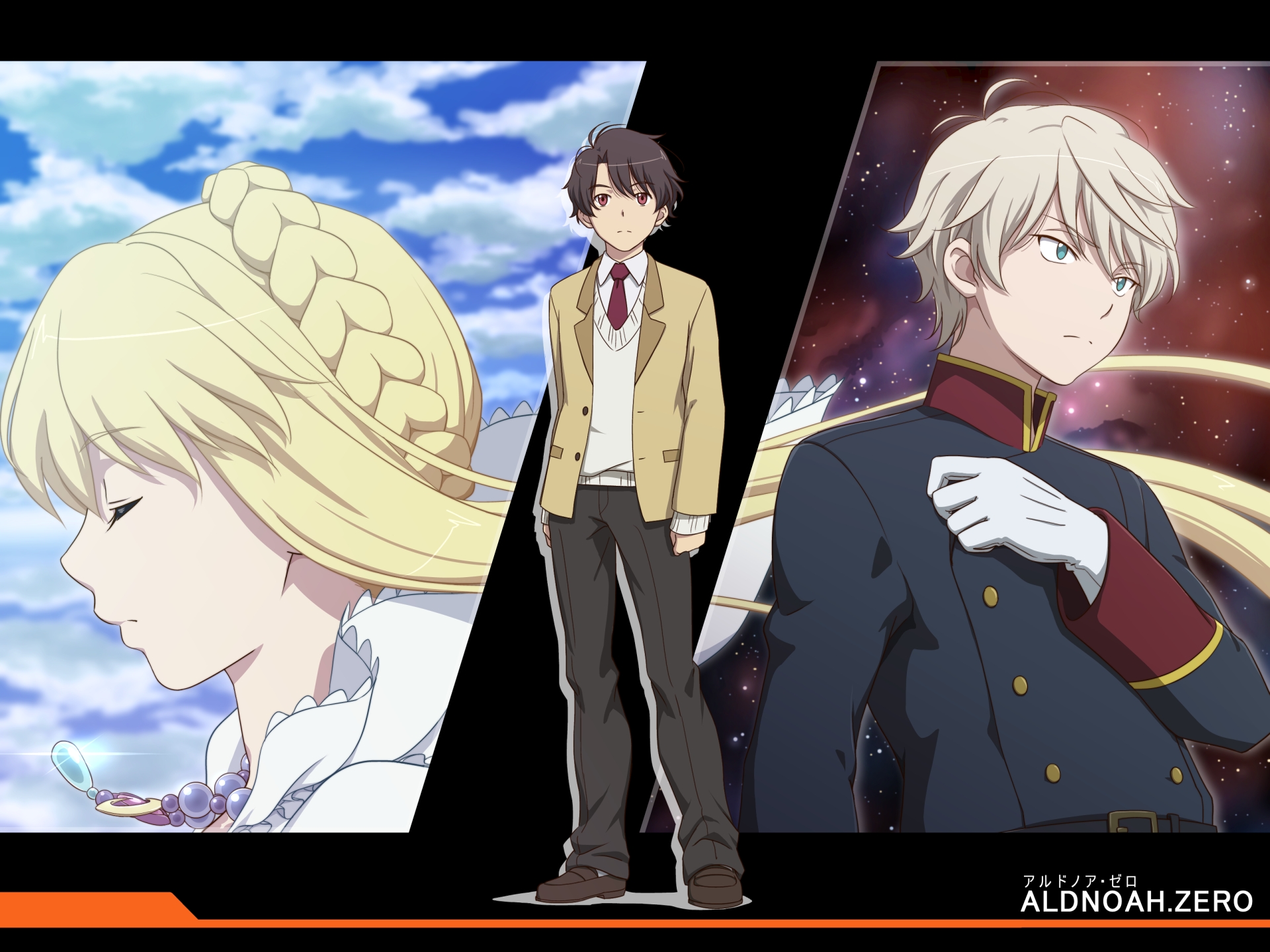 Aldnoah.Zero: Slaine Troyard and Princess Asseylum HD Wallpaper