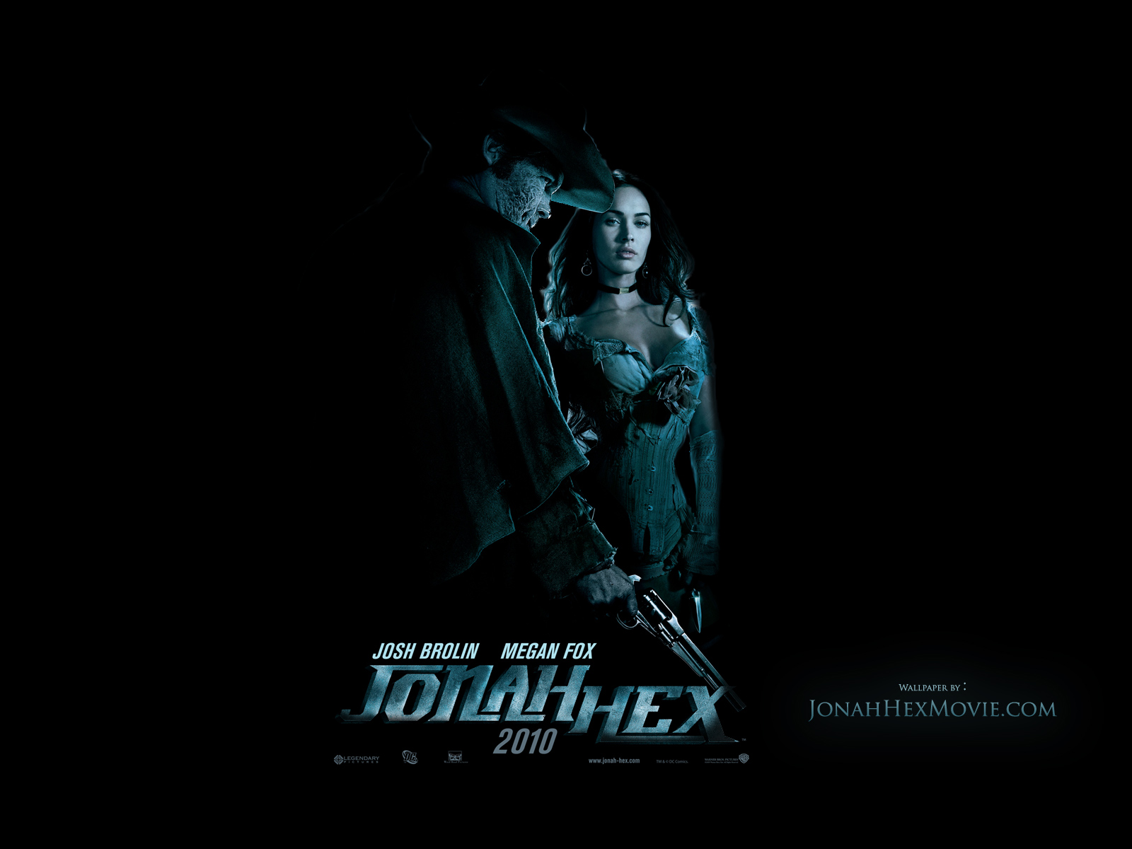Jonah Hex movie poster with Josh Brolin and Megan Fox HD Wallpaper
