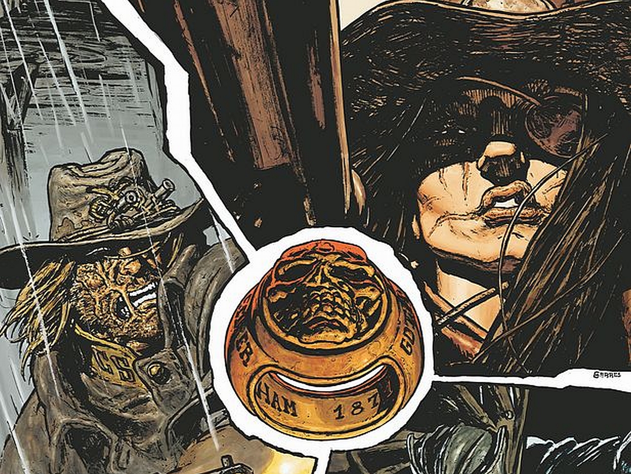 Jonah Hex comic book cover art HD Wallpaper