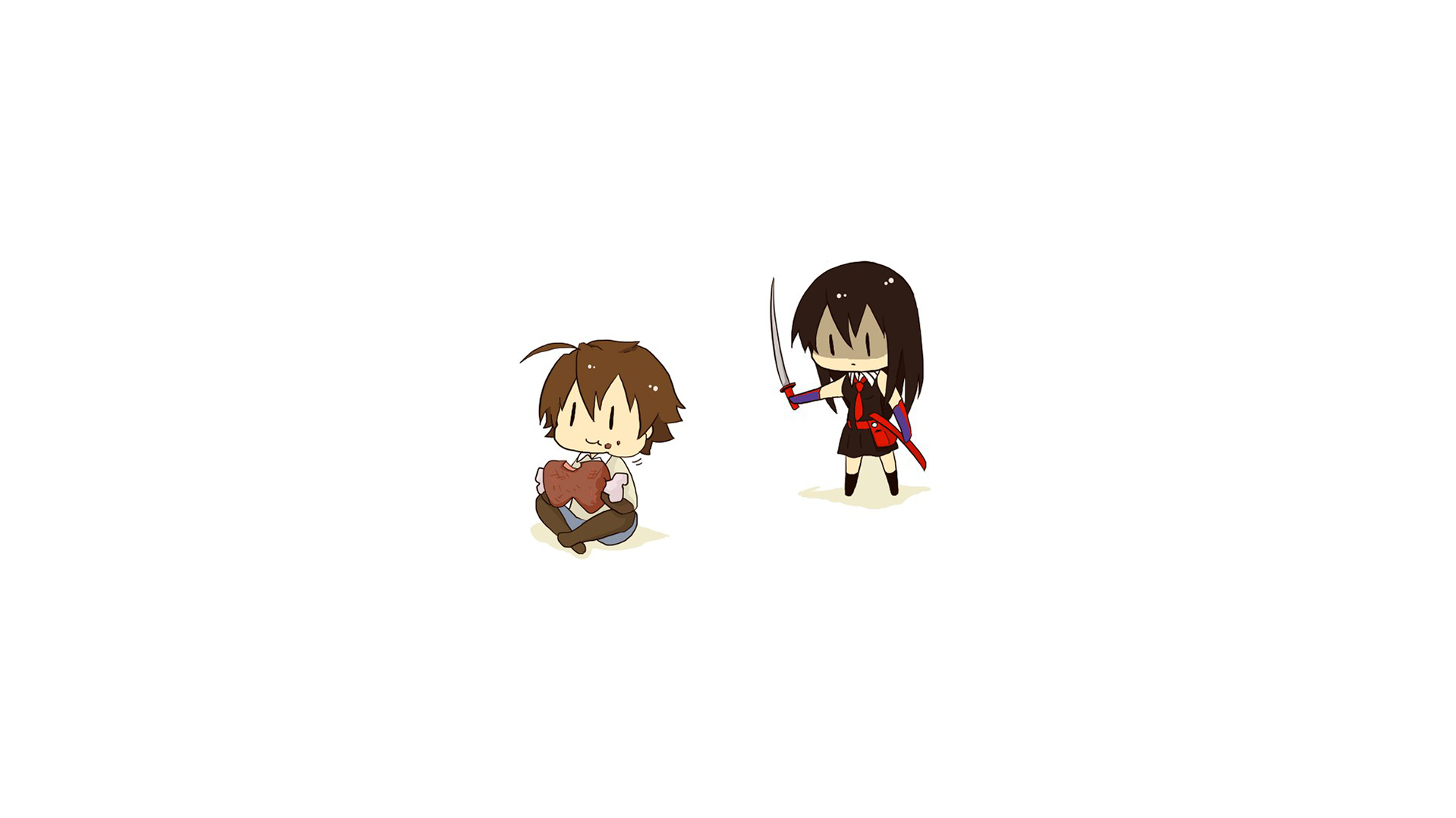Tatsumi and Akame from Akame Ga Kill! HD Wallpaper