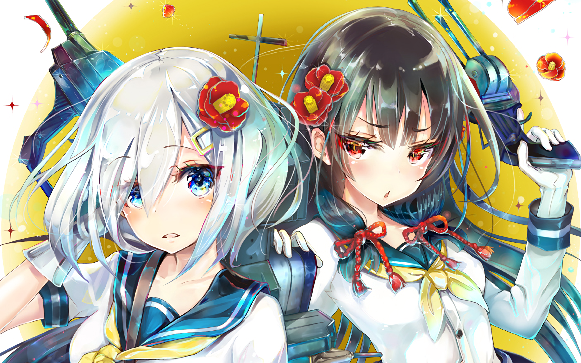 Hamakaze from Kantai Collection HD Wallpaper