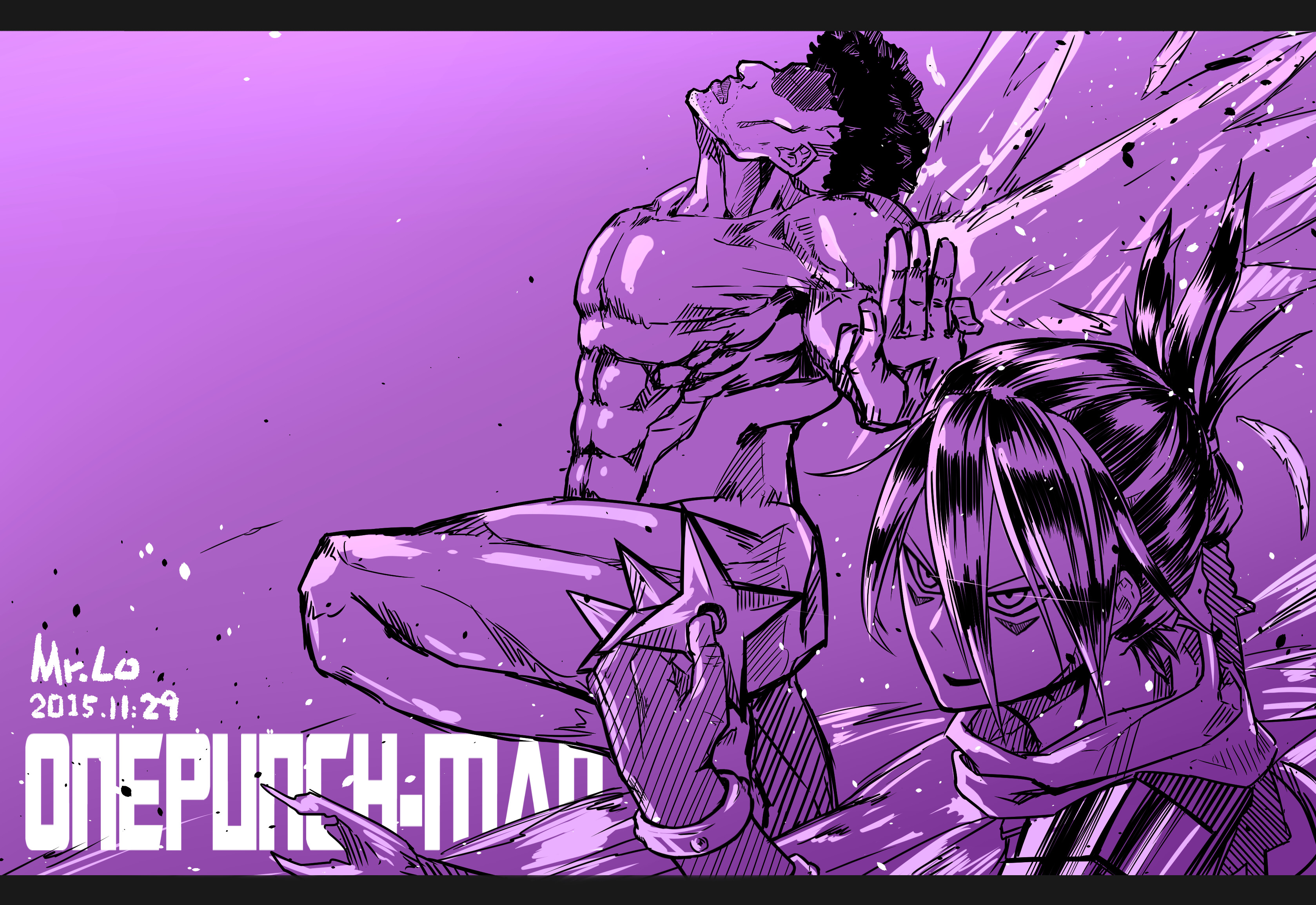 Sonic and Armored Giant from One-Punch Man HD Wallpaper