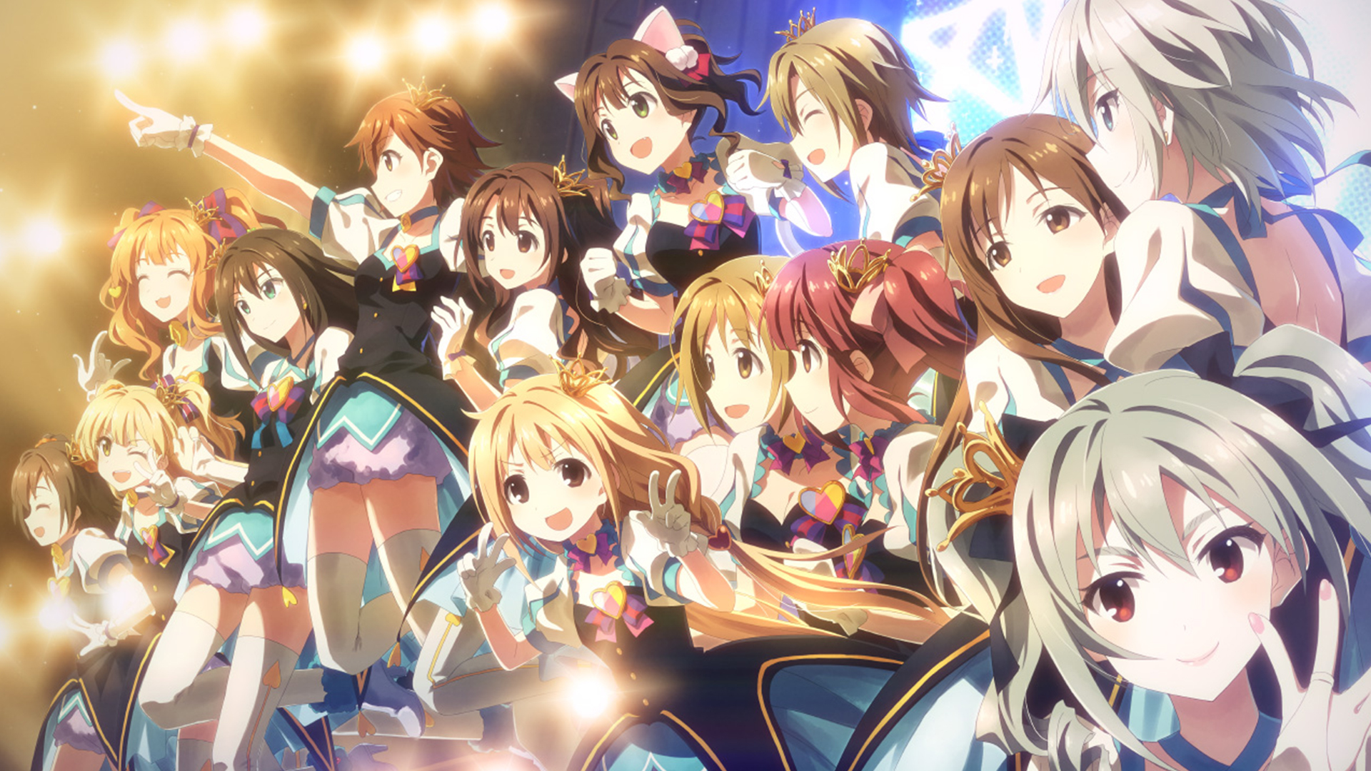 Anastasia and idols from The Idolmaster: Cinderella Girls HD Wallpaper