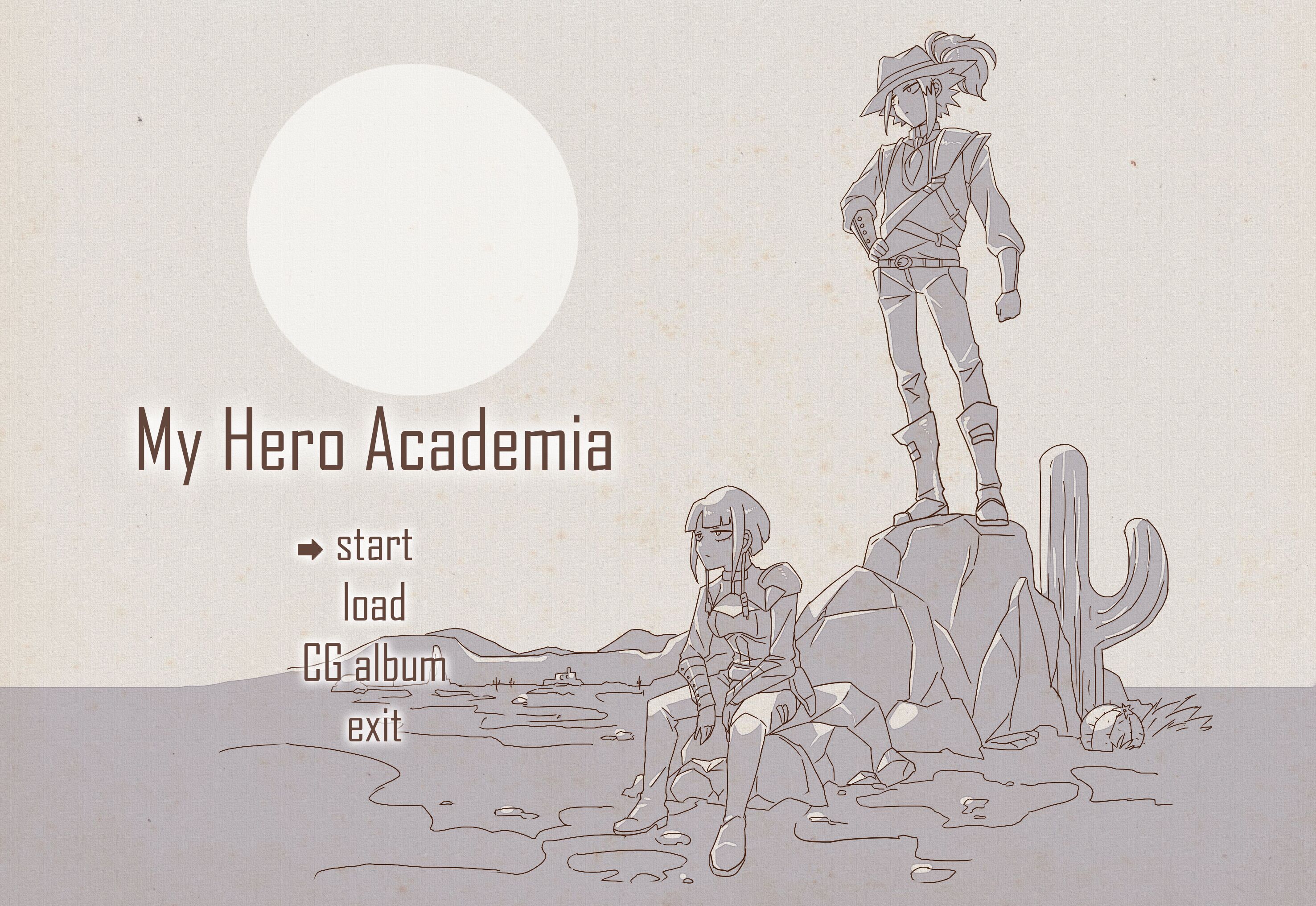 My Hero Academia desert menu with characters HD Wallpaper