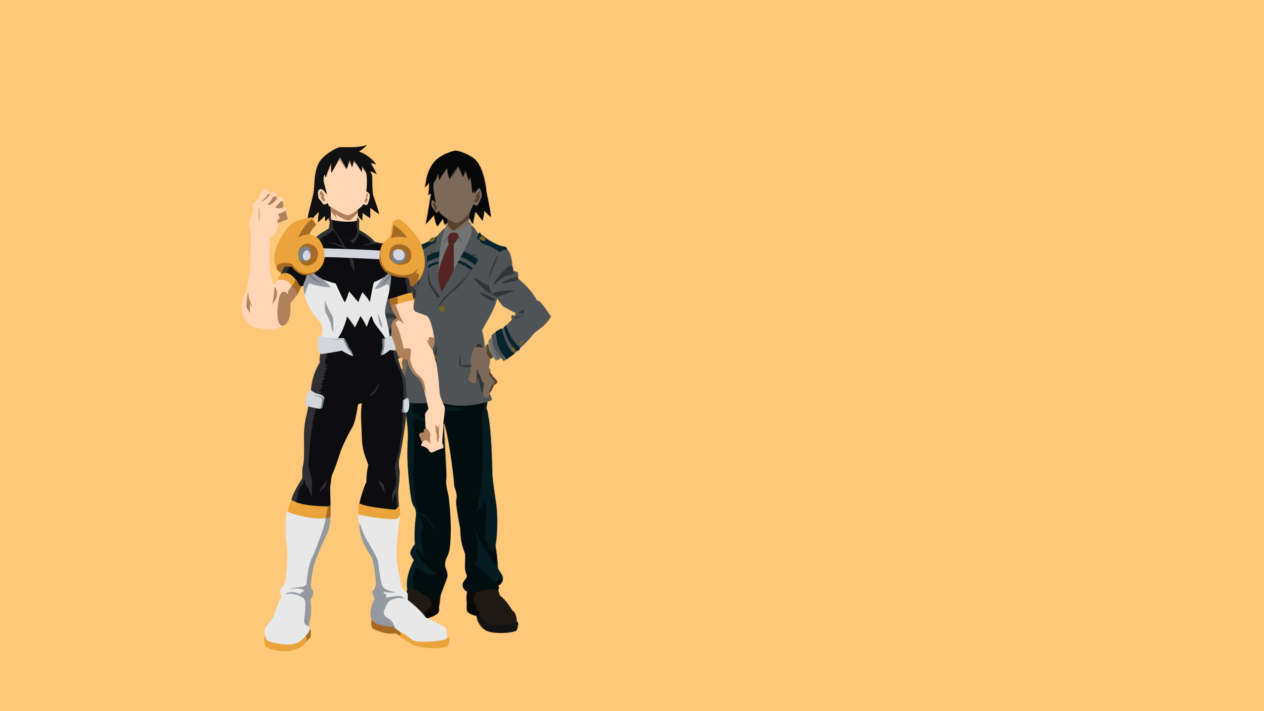 Hanta Sero and Fumikage Tokoyami from My Hero Academia HD Wallpaper