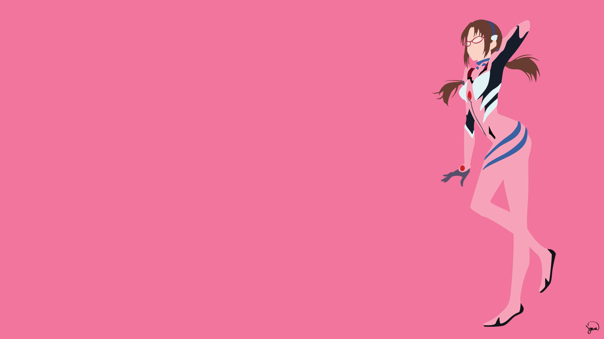 Mari Makinami Illustrious from Neon Genesis Evangelion HD Wallpaper