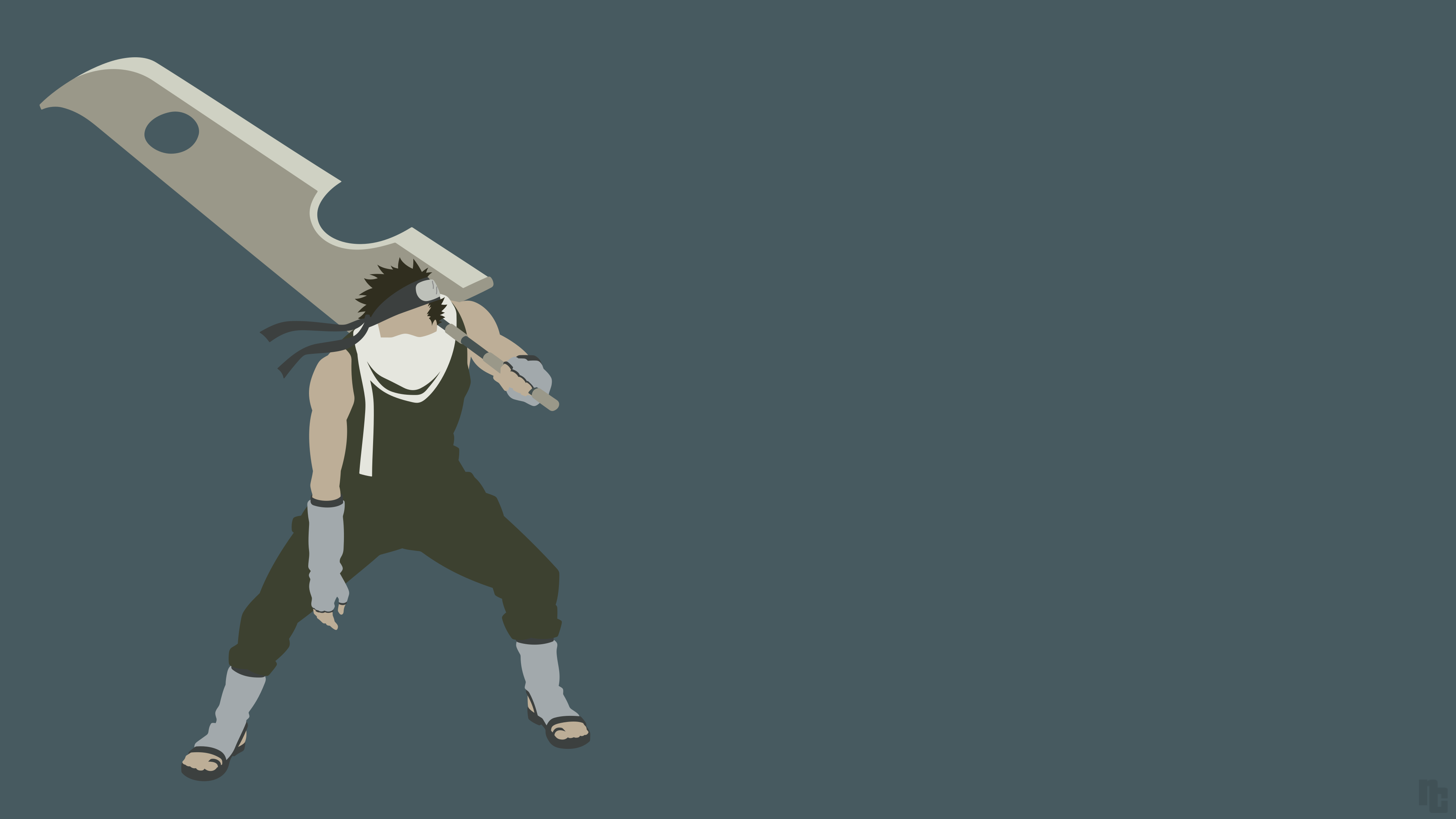 Zabuza Momochi from Naruto with his sword HD Wallpaper