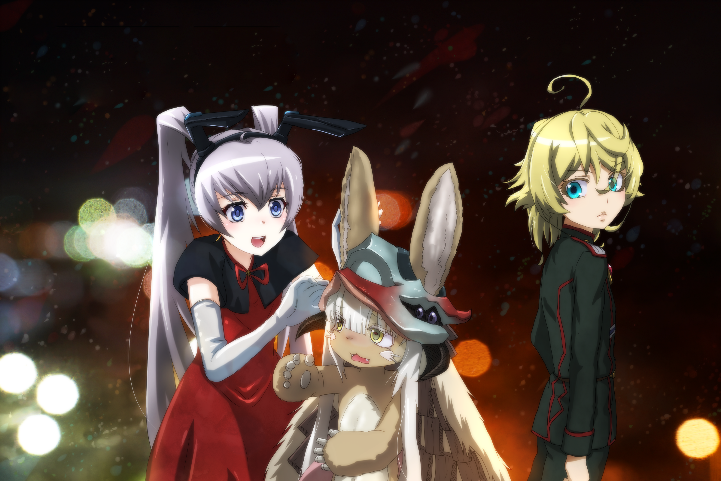 Weiss Schnee, Nanachi, and Tanya von Degurechaff HD Wallpaper