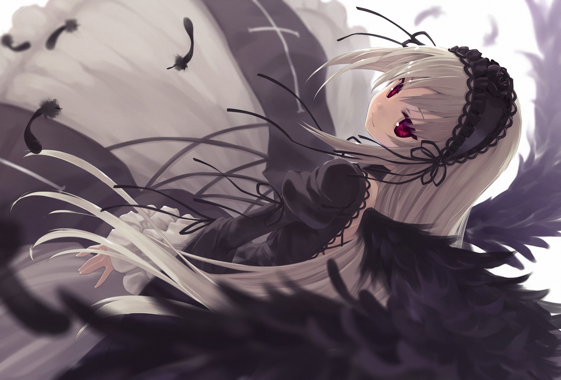 Suigintou from Rozen Maiden HD Wallpaper