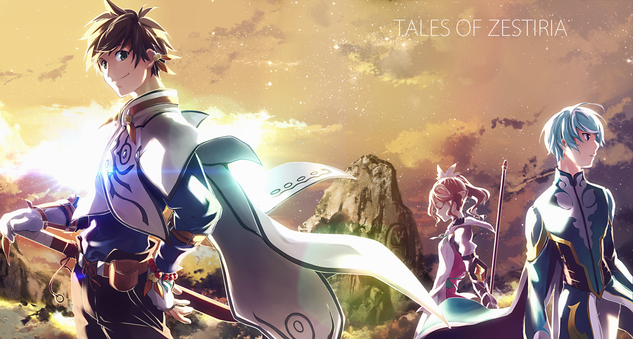 Sorey and companions from Tales of Zestiria HD Wallpaper