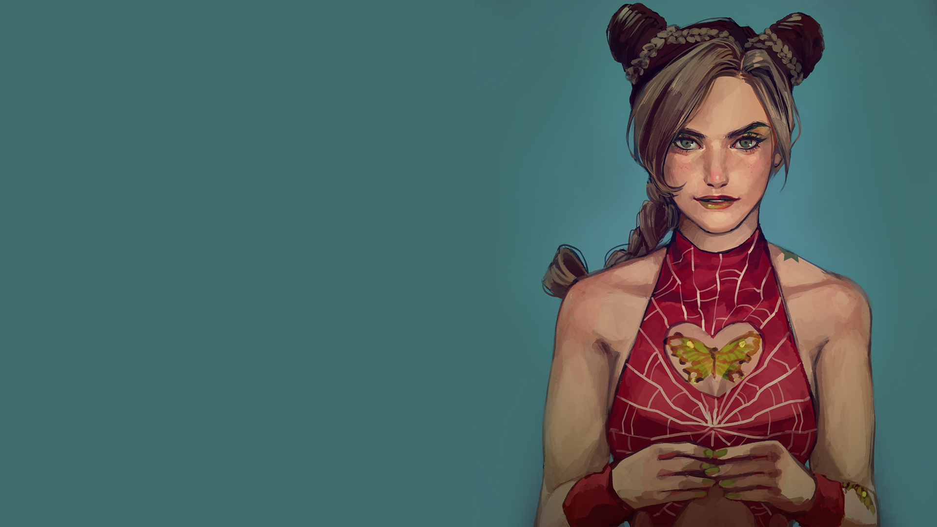 Jolyne Cujoh from JoJo's Bizarre Adventure HD Wallpaper
