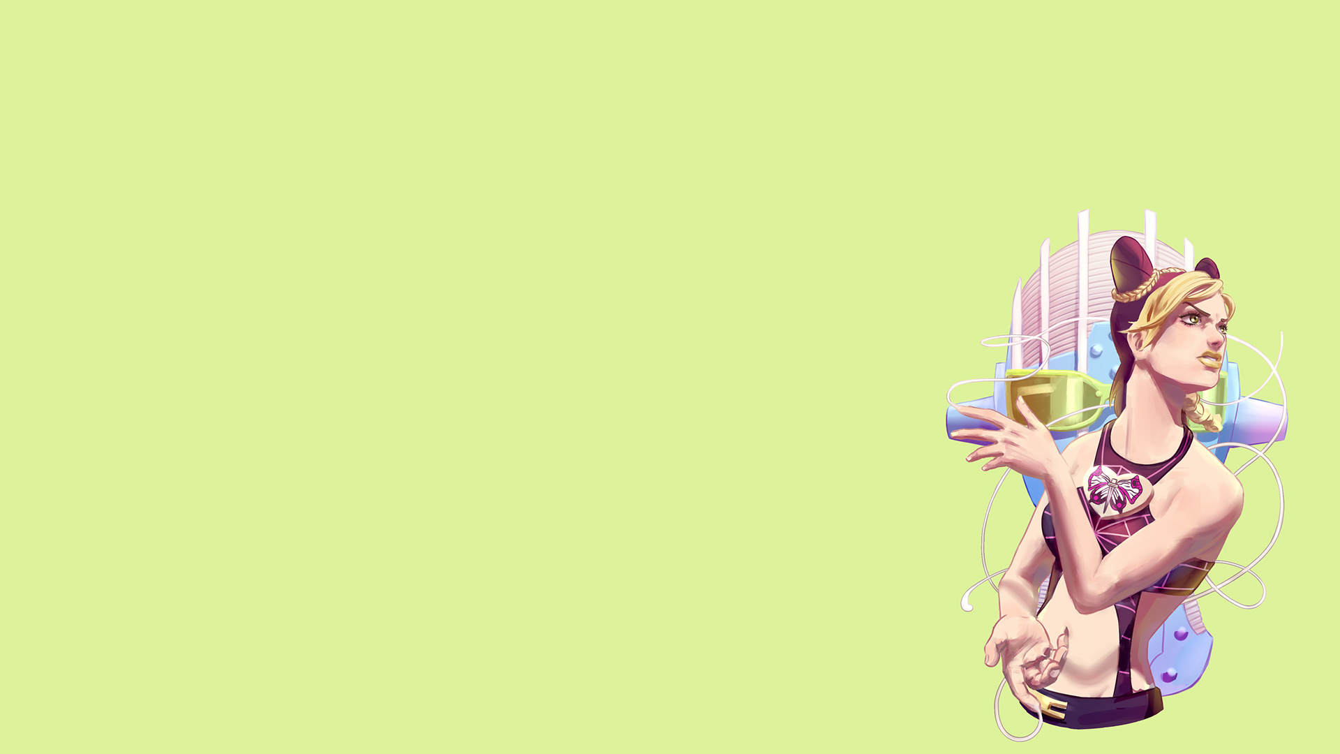 Jolyne Cujoh from JoJo's Bizarre Adventure HD Wallpaper