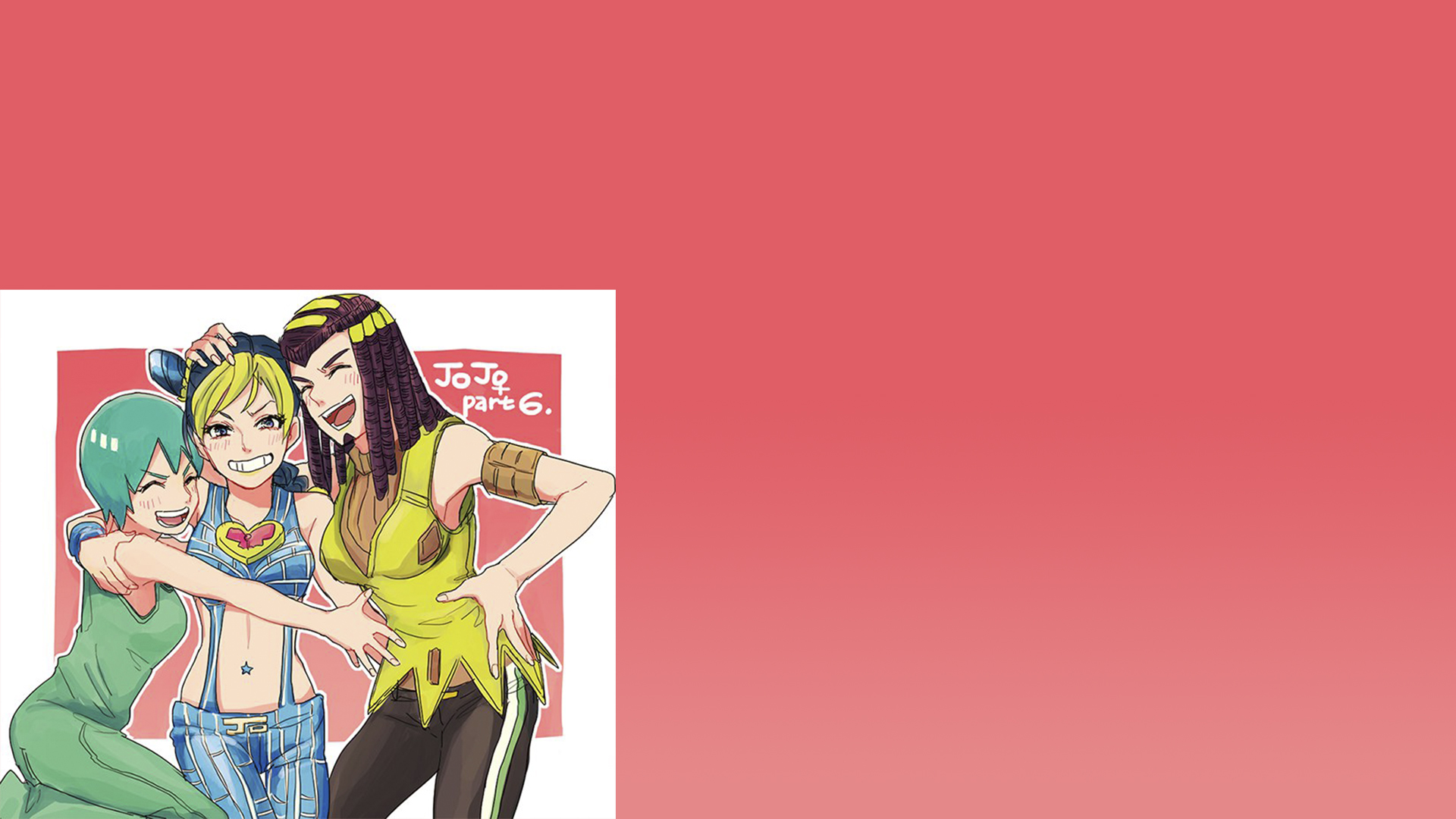 Jolyne Cujoh and friends from JoJo's Bizarre Adventure Part 6 HD Wallpaper