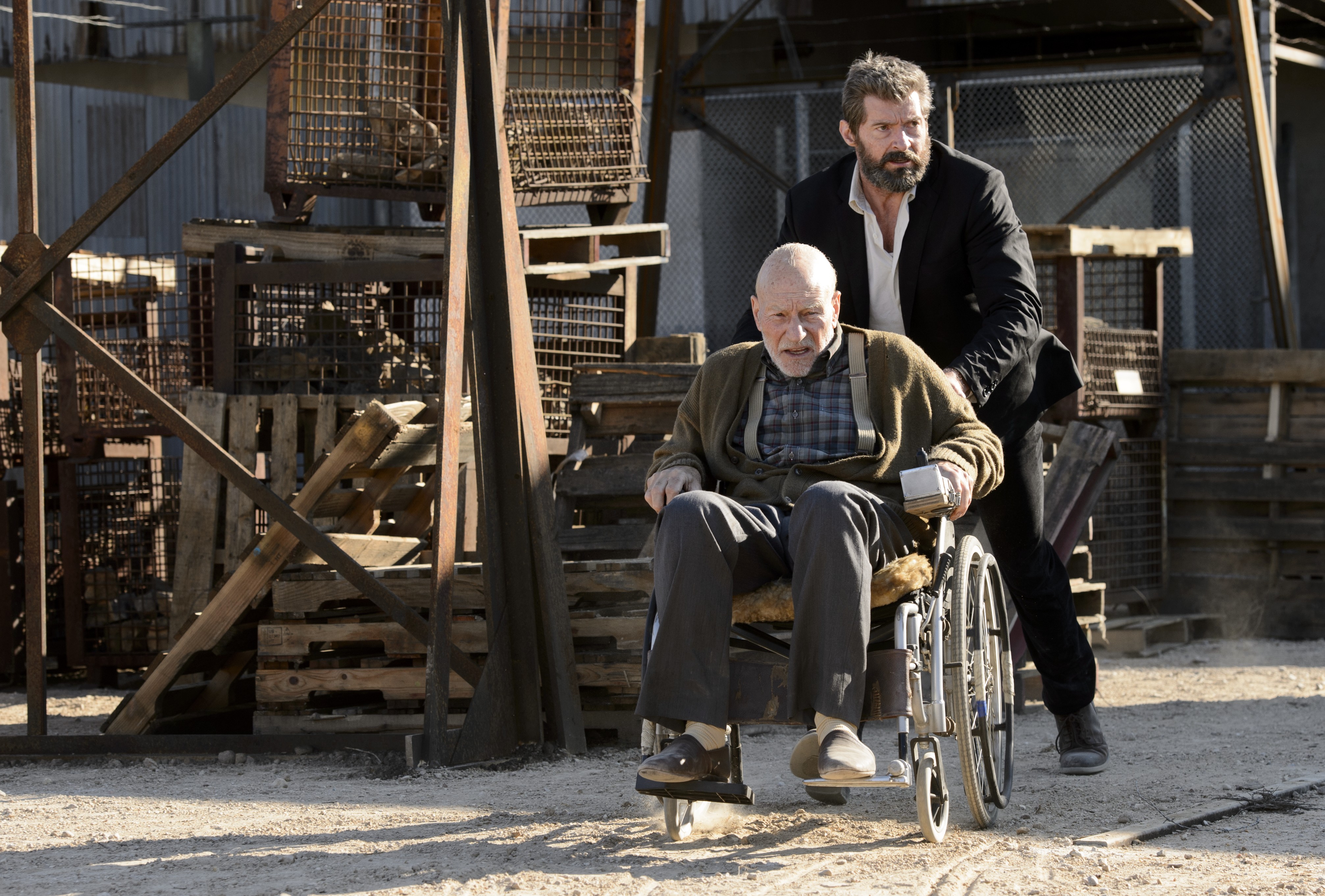 Professor X from X-Men in a wheelchair HD Wallpaper
