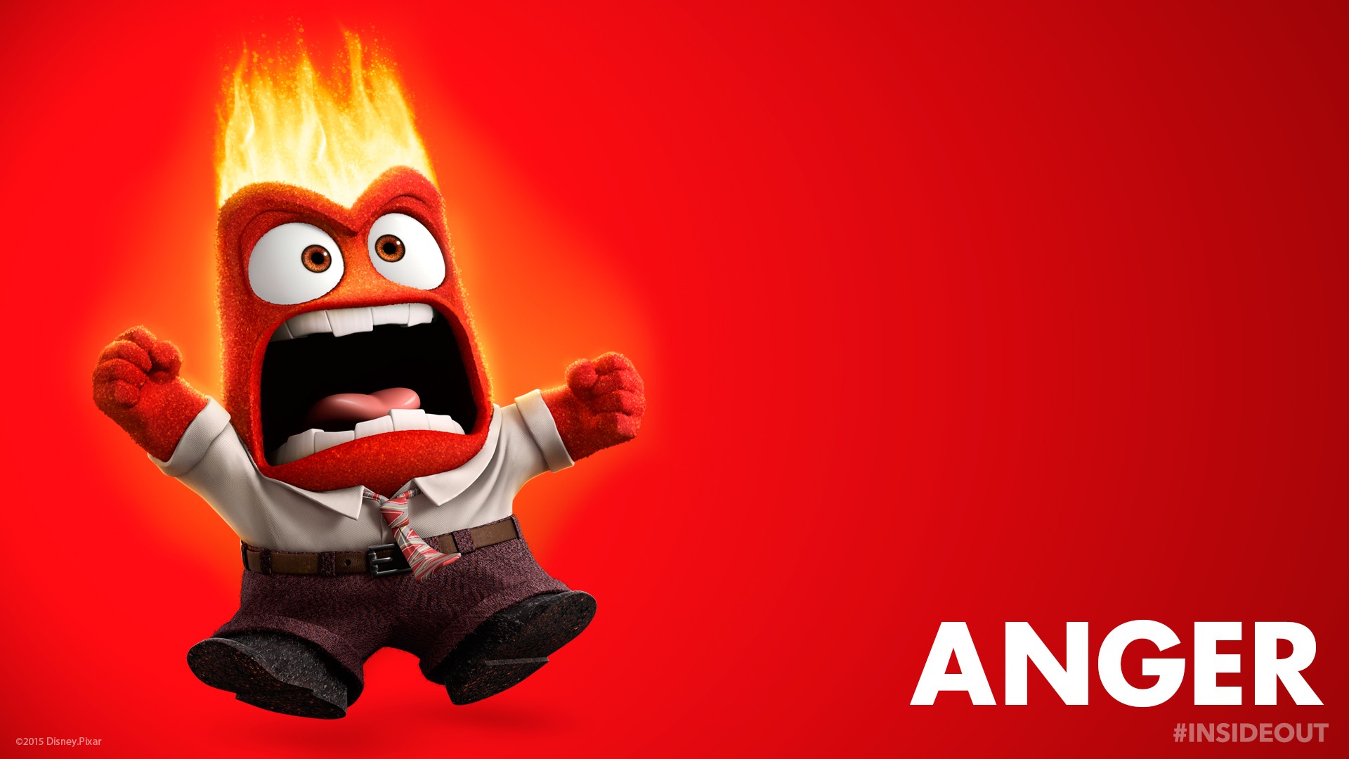 Anger from Inside Out HD Wallpaper