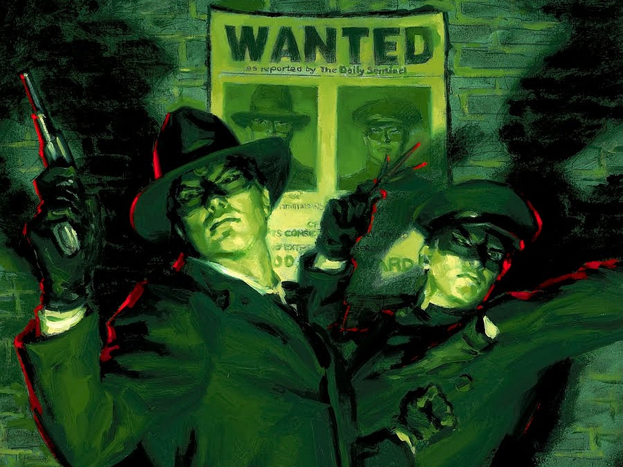 Green Hornet and Kato from The Green Hornet HD Wallpaper