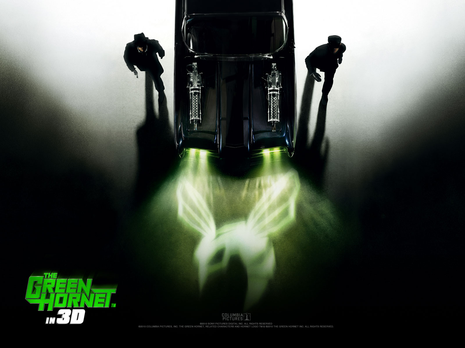 The Green Hornet in 3D HD Wallpaper