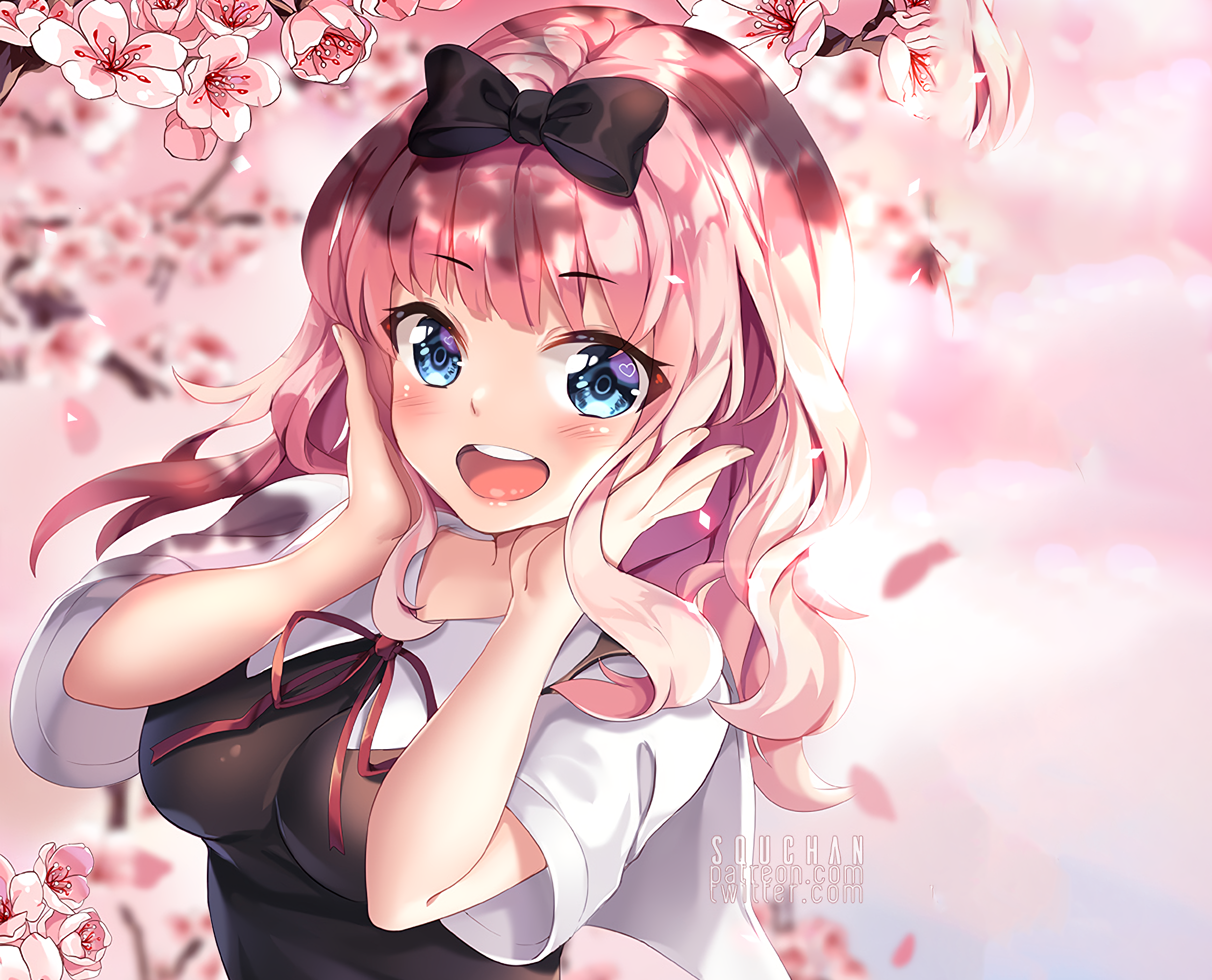 Chika Fujiwara from Kaguya-sama: Love Is War HD Wallpaper