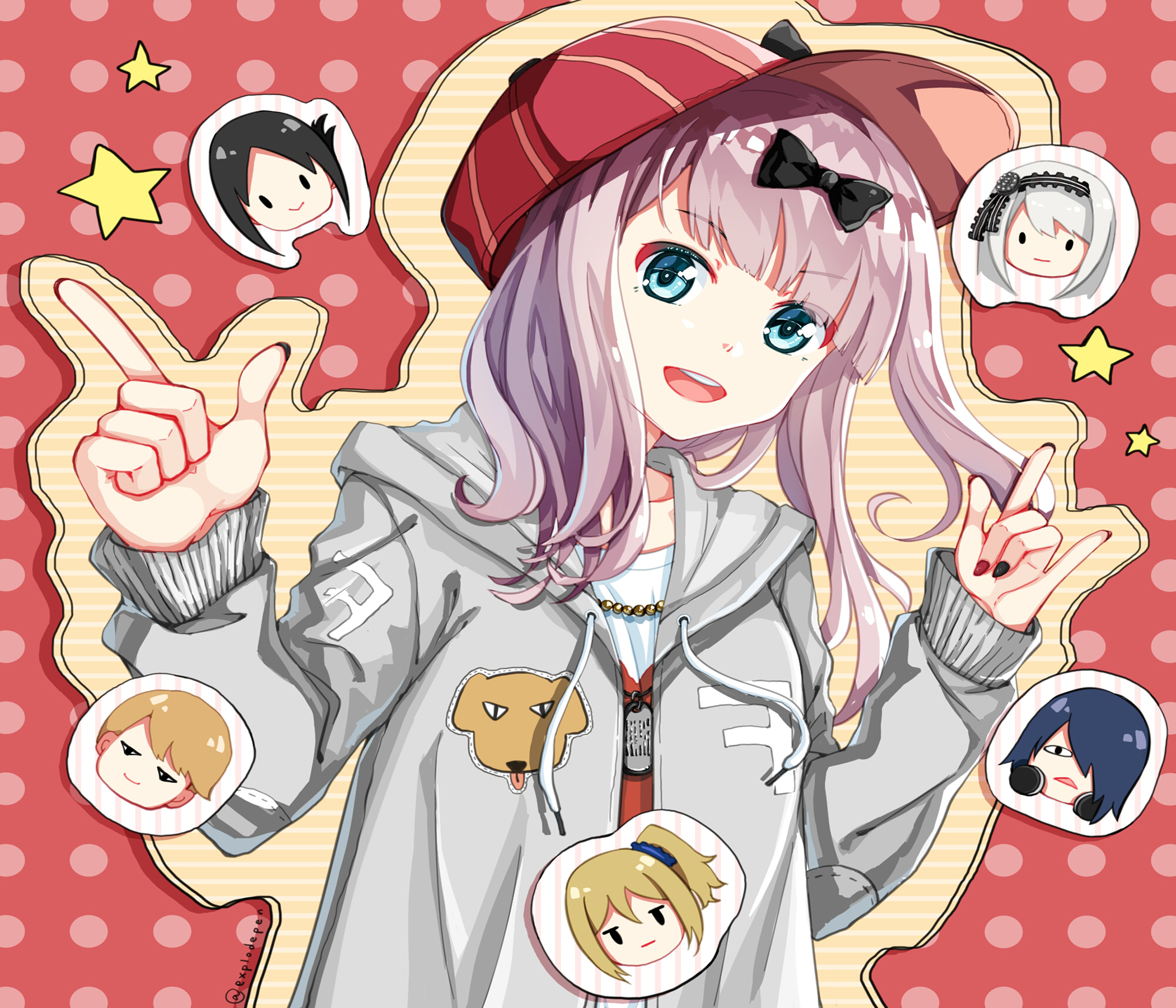 Chika Fujiwara from Kaguya-sama: Love Is War HD Wallpaper