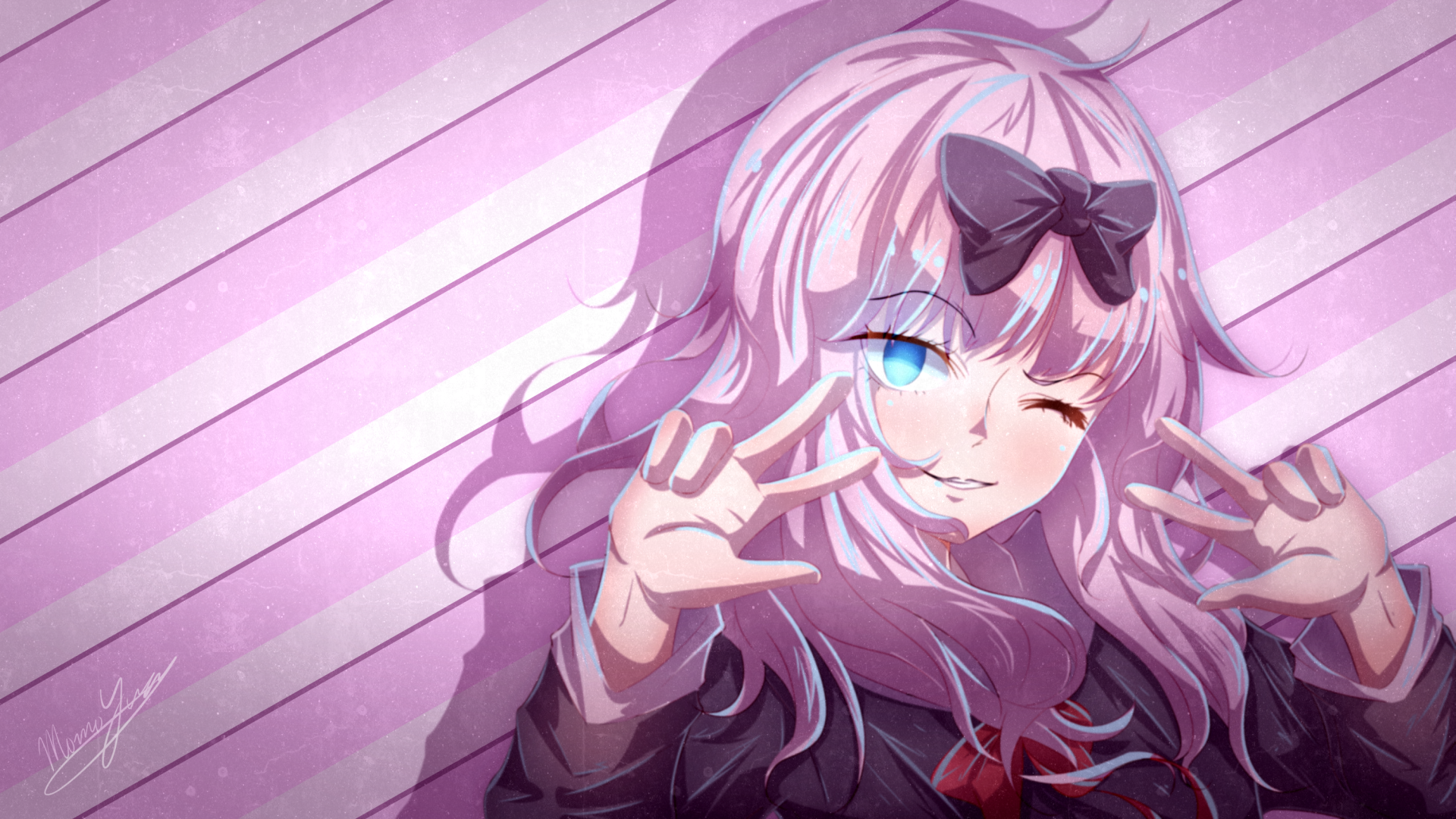 Chika Fujiwara from Kaguya-sama: Love Is War HD Wallpaper