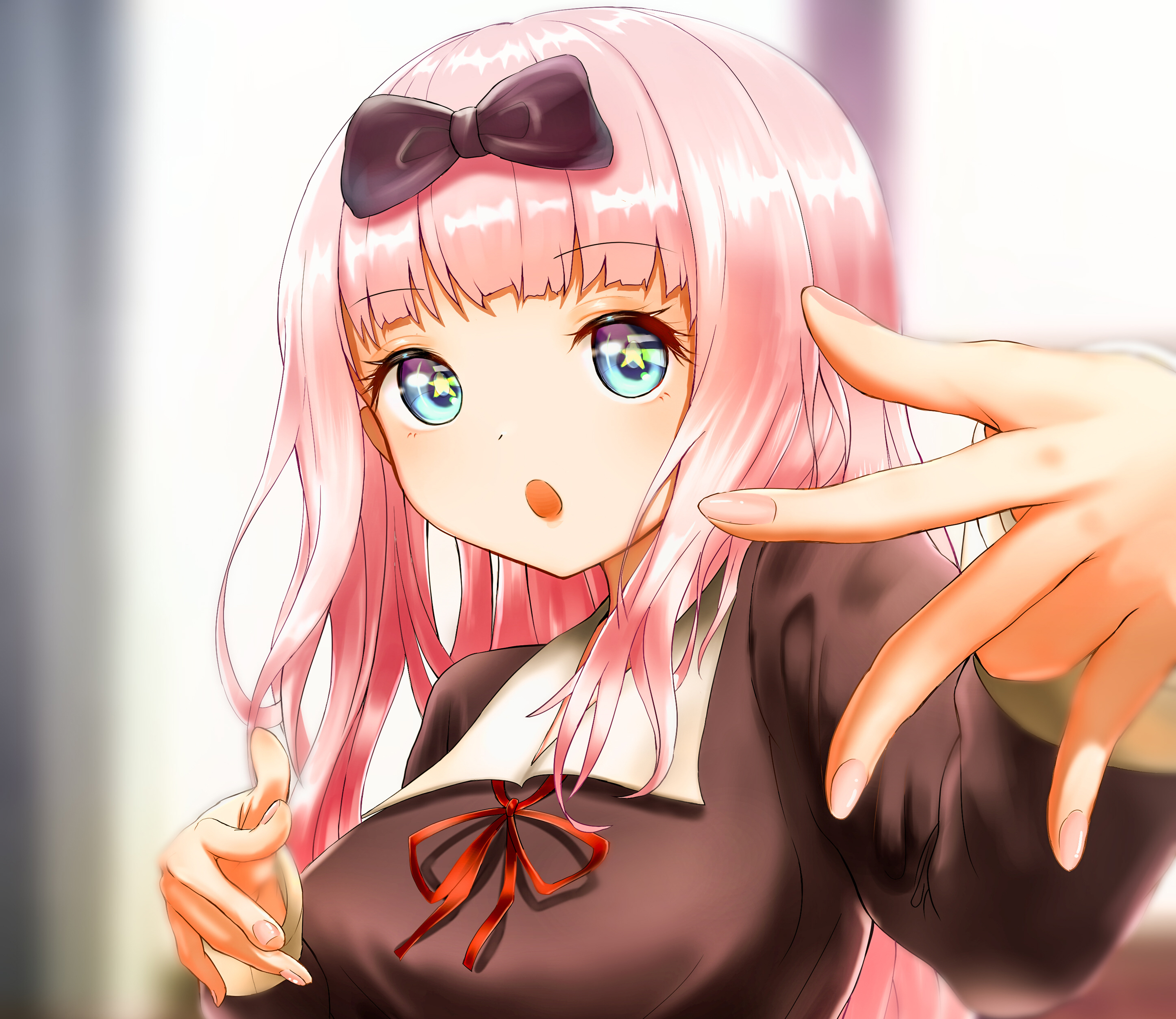 Chika Fujiwara from Kaguya-sama: Love Is War HD Wallpaper