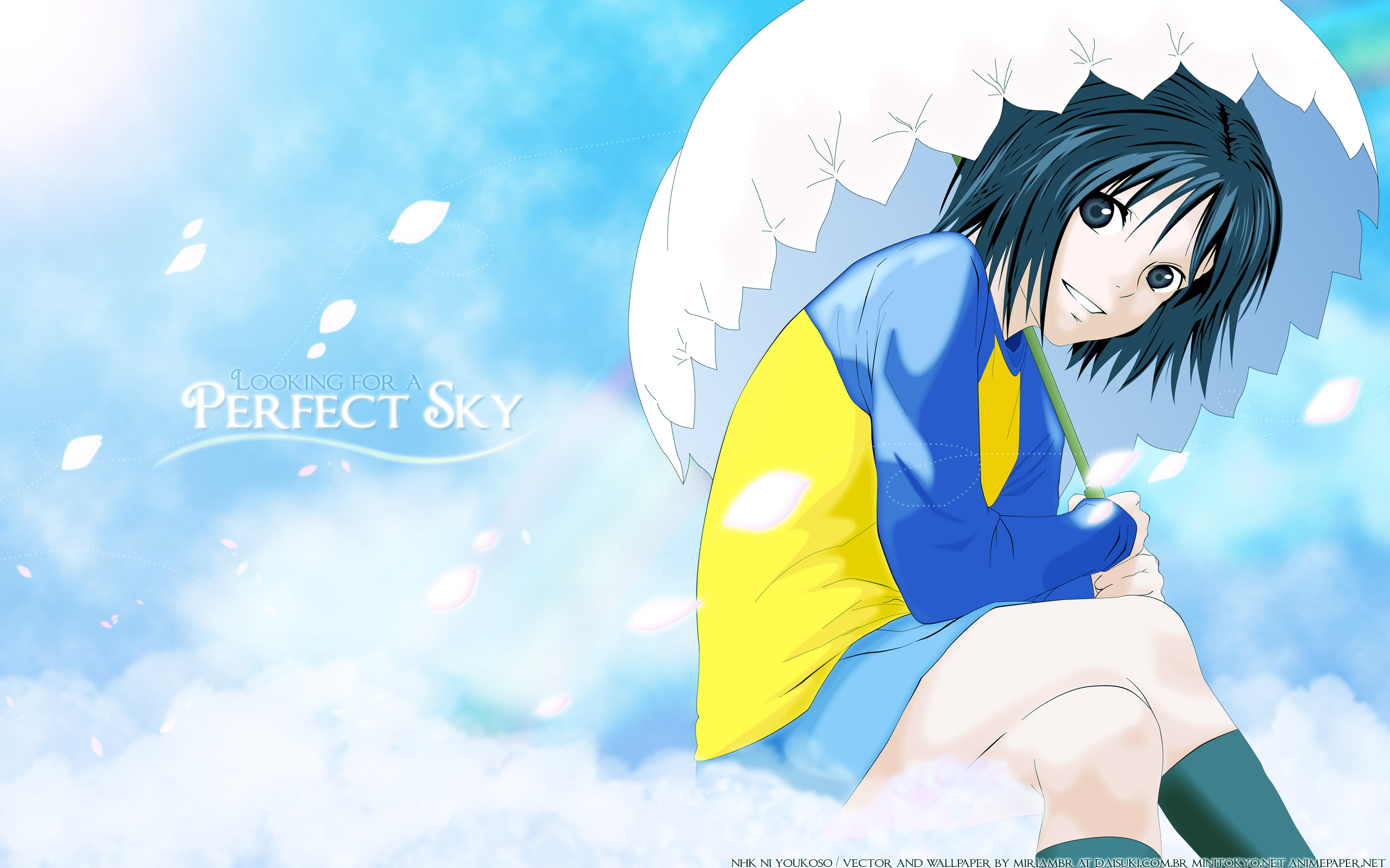 Misaki Nakahara from NHK ni Youkoso! HD Wallpaper
