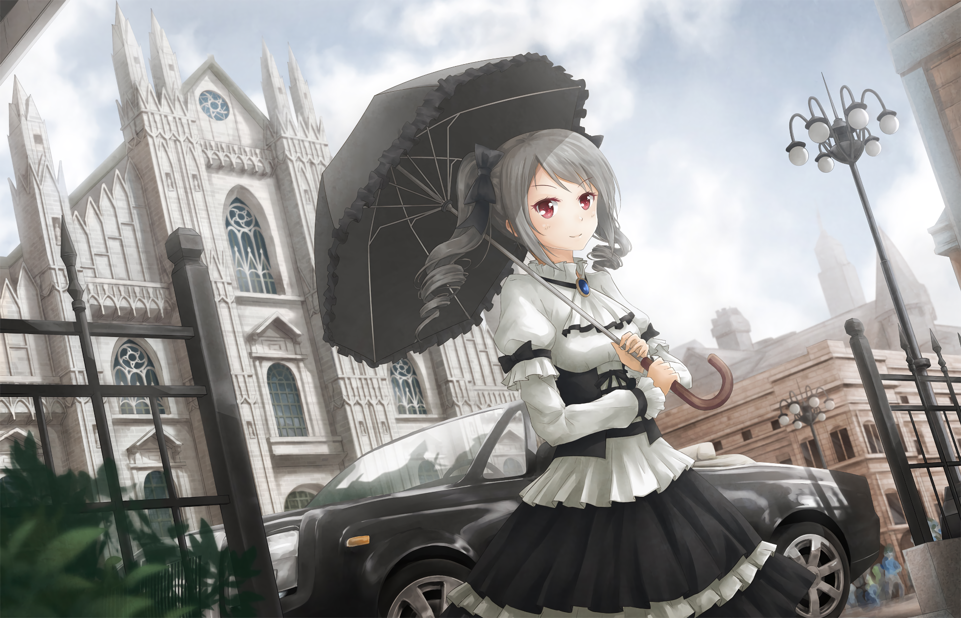 Ranko Kanzaki with Umbrella HD Wallpaper