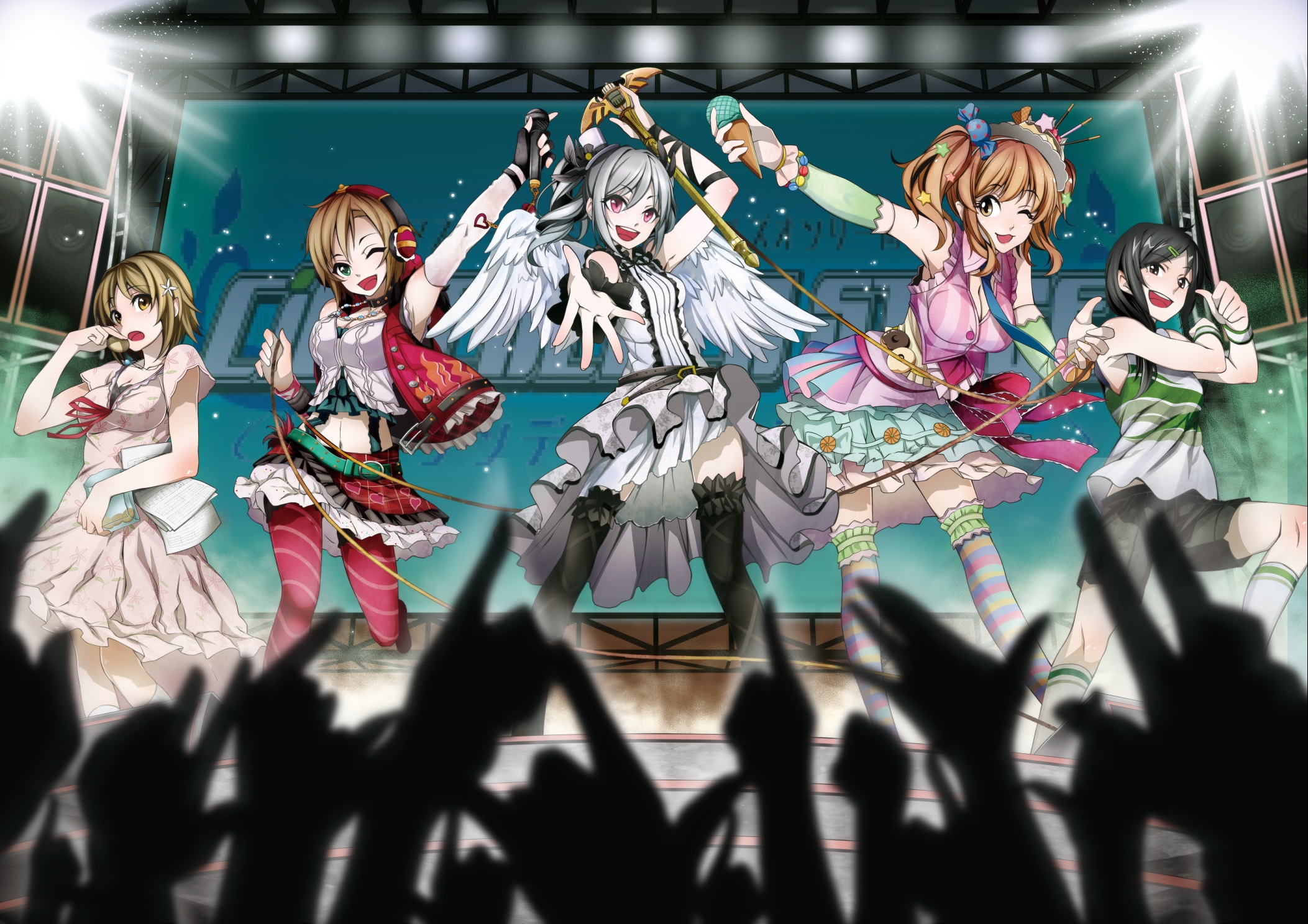 Ranko Kanzaki and friends performing on stage HD Wallpaper