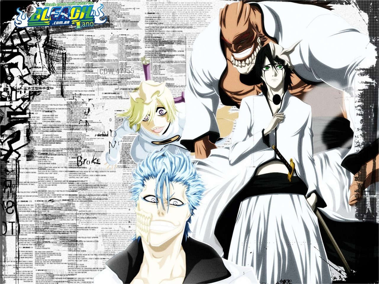 Yammy Llargo and other characters from Bleach HD Wallpaper