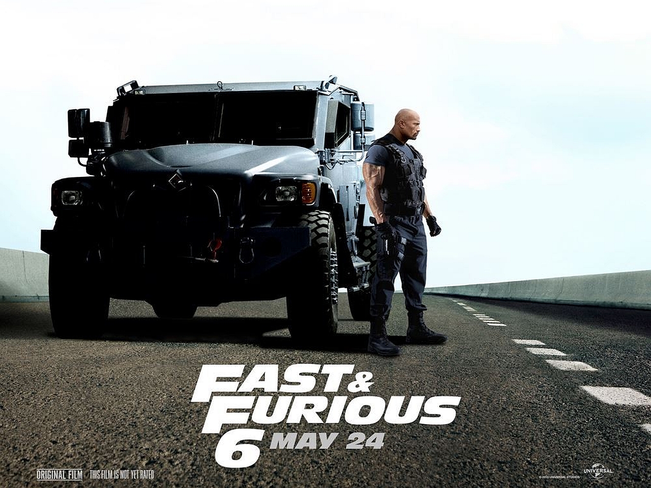 Luke Hobbs from Fast & Furious 6 HD Wallpaper