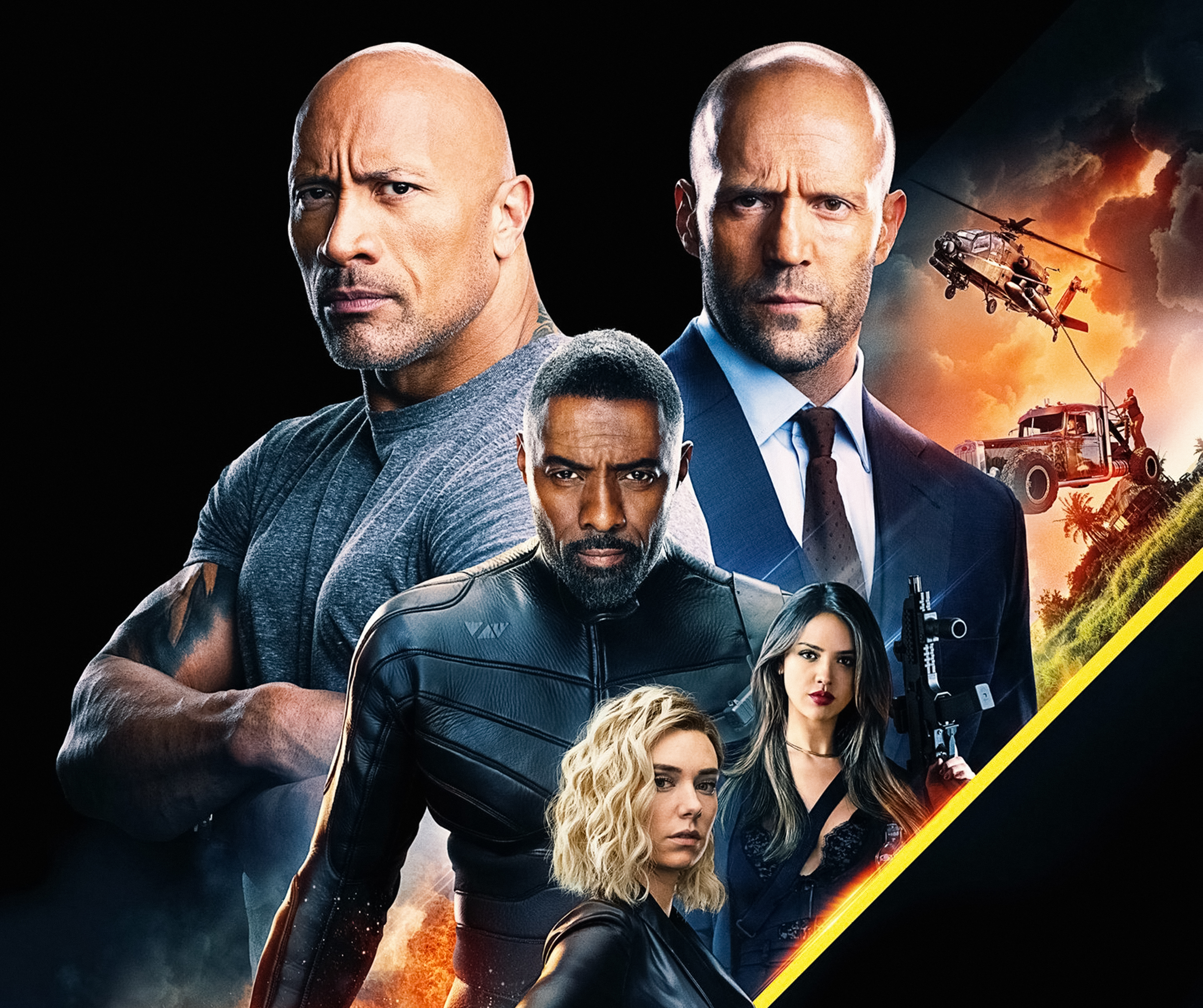 Hobbs & Shaw from Fast & Furious HD Wallpaper